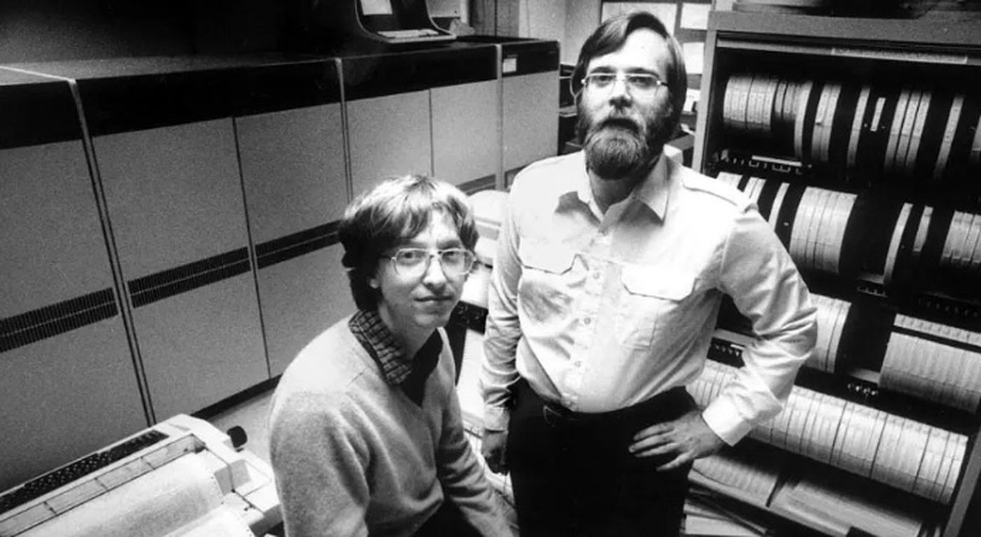 Bill Gates and Paul Allen, circa 1981.