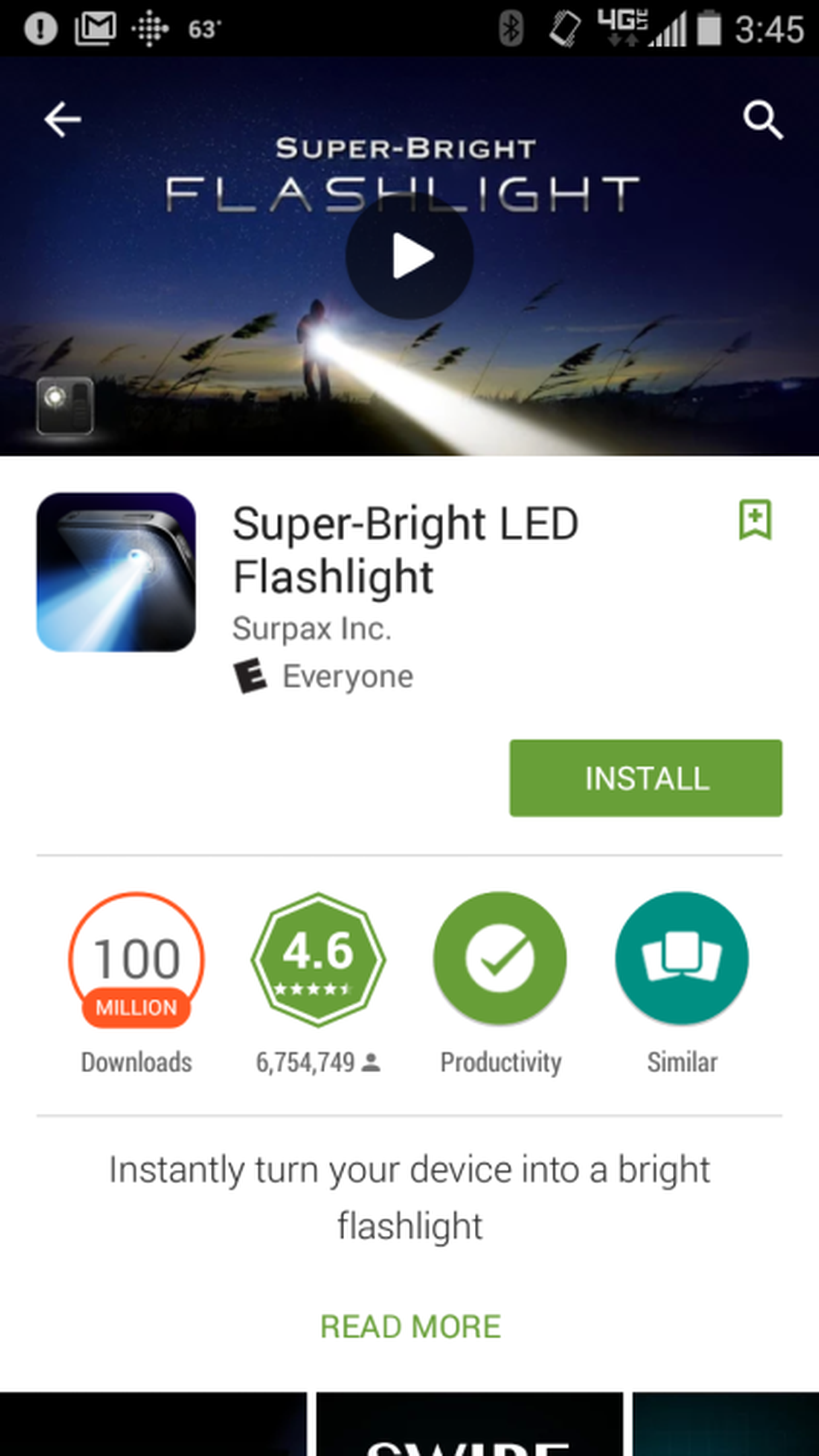 Flashight app