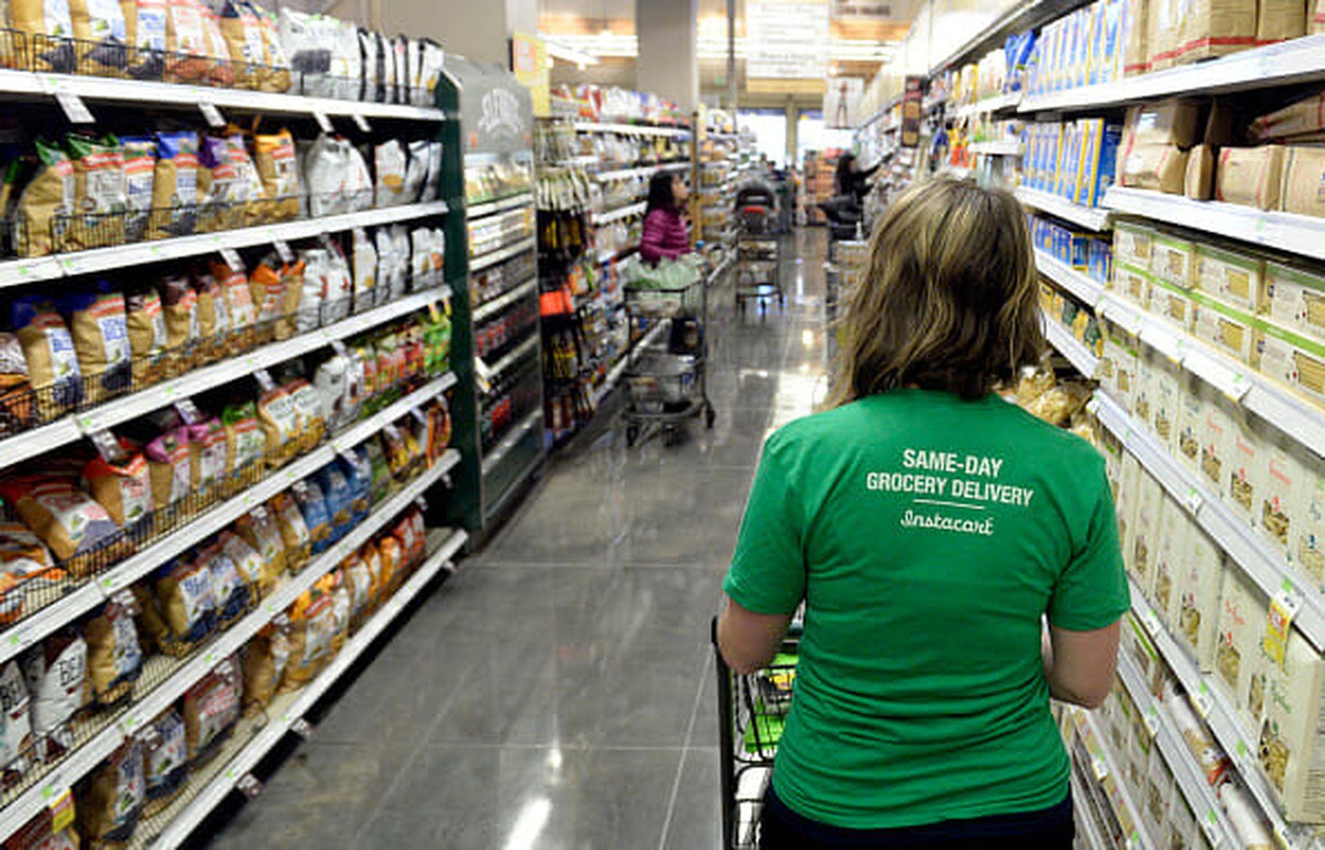 After shoppers turned to Instacart during the pandemic their account information made its way on the dark web. (Denver Post Photo by Cyrus McCrimmon)