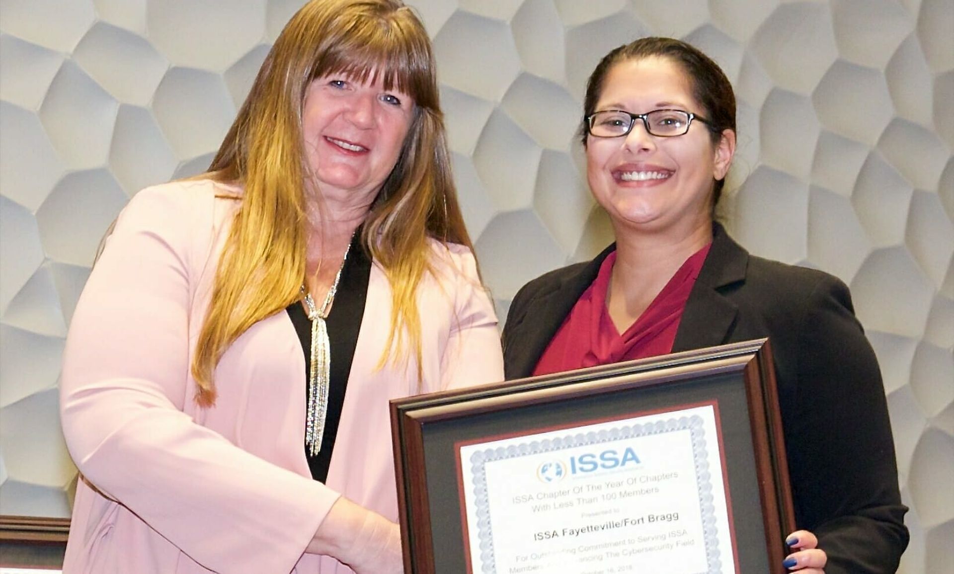 Candy Alexander, left, is chief information security officer at NeuEon.