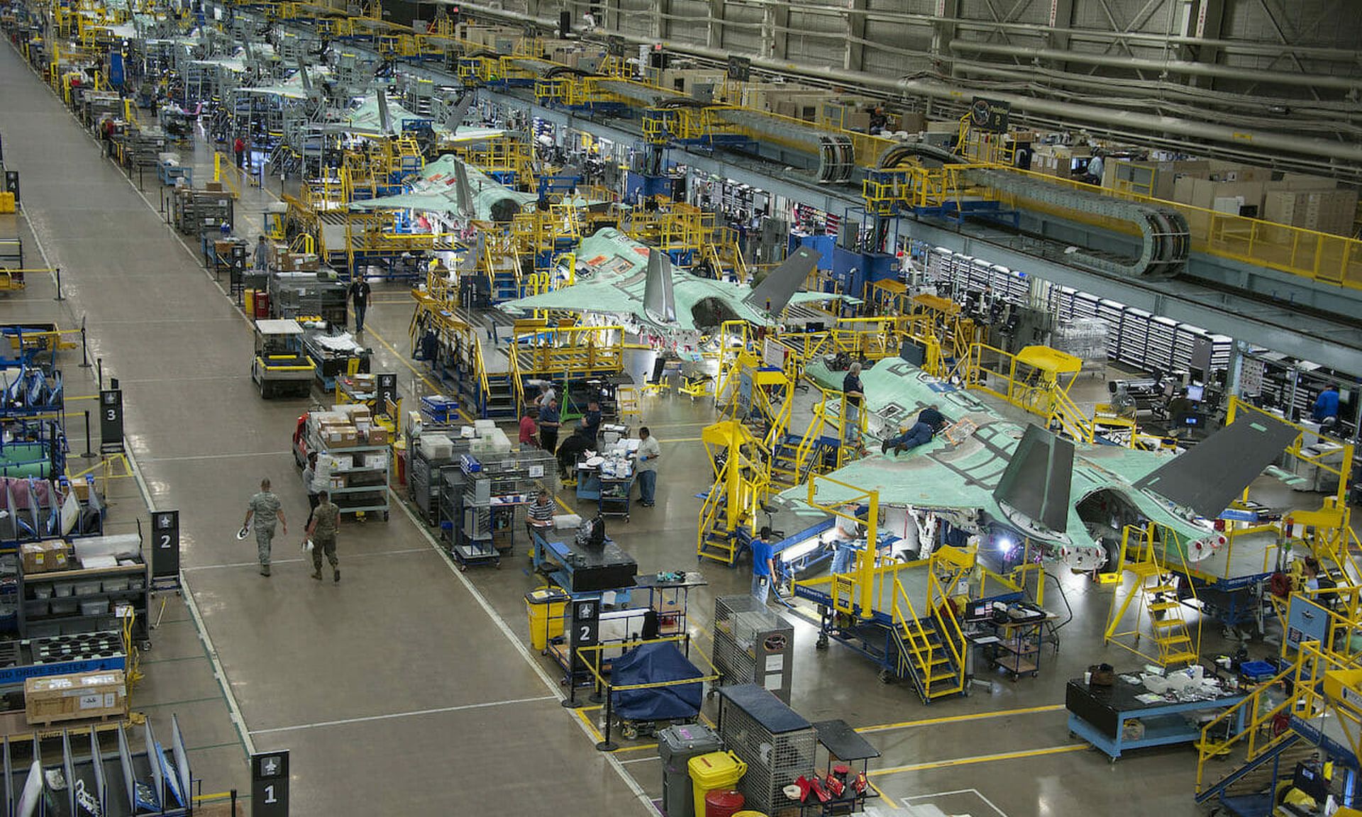 Hackers with ties to the Russian government are using a recently discovered command injection vulnerability to abuse access privileges and steal data – a particular concern for organizations that support sensitive military and intelligence programs, according to NSA. Seen here, a production facility for the F-35 Joint Strike Fighter from Lockheed M...