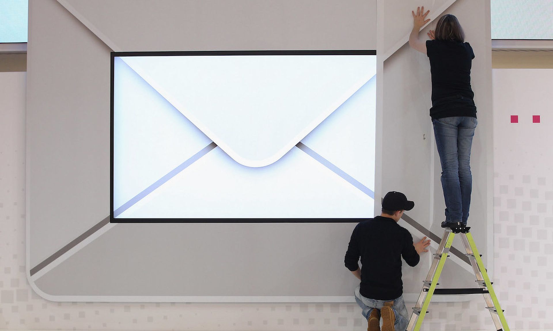 Bulk emails sent en masse to recipients can easily appear suspicious, but they may actually be legally required alerts informing customers about data breaches, privacy policy changes or product recalls. Here, workers prepare a presentation the day before the CeBIT 2012 technology trade fair. (Sean Gallup/Getty Images)