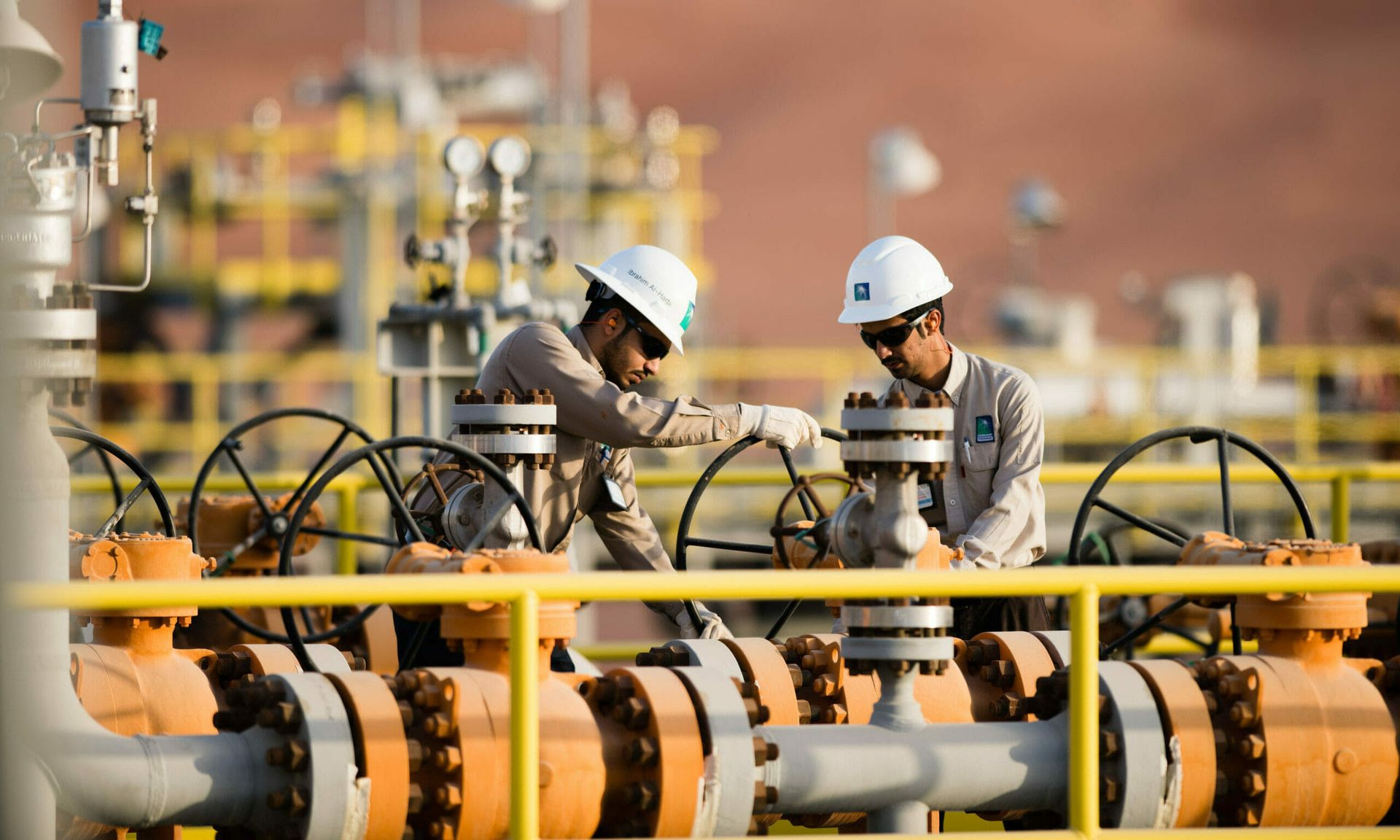 Saudi Aramco Critical infrastructure.
 (Saudi Aramco)