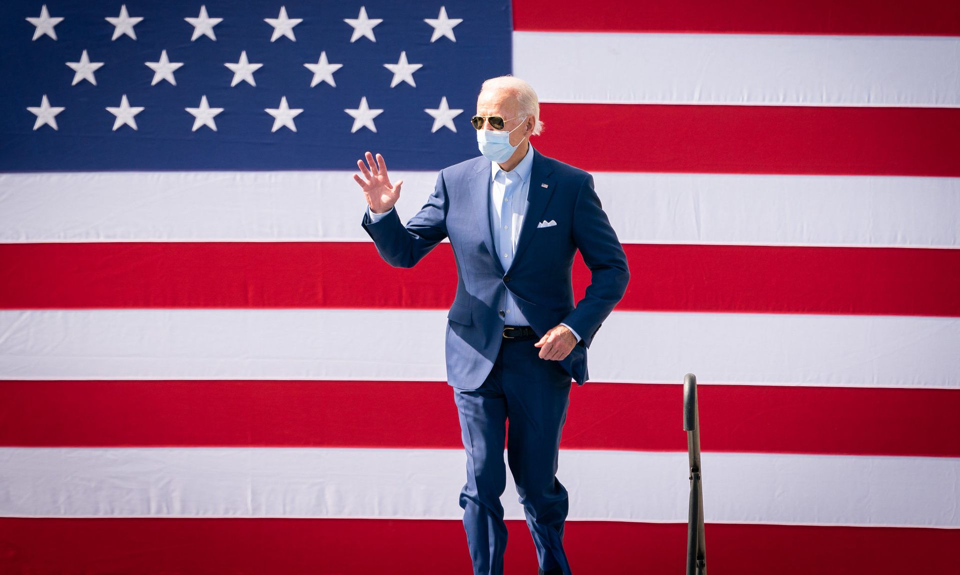 Joe Biden at at rally in Coconut Creek, Florida, October 29, 2020. (Adam Schultz /iden for President/CC BY-NC-SA 2.0)