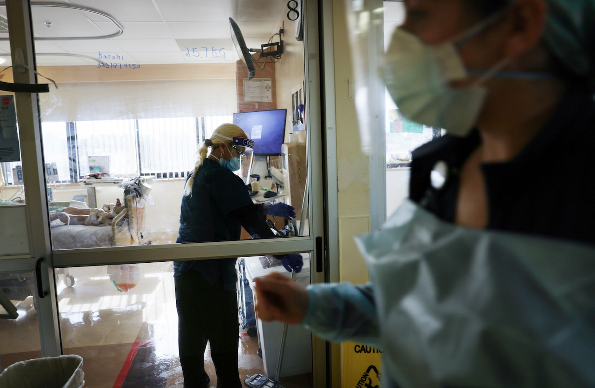 A room in the Intensive Care Unit (ICU) at Providence St. Mary Medical Center amid a surge in COVID-19 patients in Southern California on December 23, 2020 in Apple Valley, California. HHS HCS warns providers that ransomware attacks will continue to target healthcare throughout the year. (Photo by Mario Tama/Getty Images)