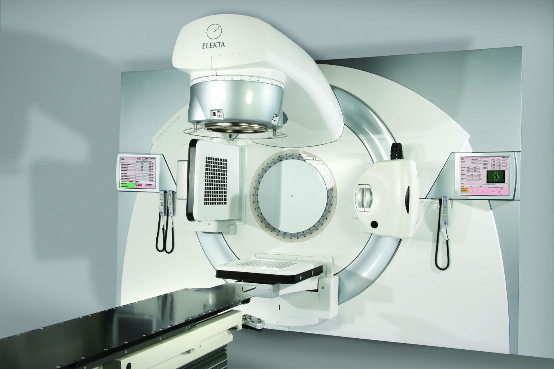 An Elekta Infinity cancer treatment medical device in the Eastern Caribean. (Elekta)