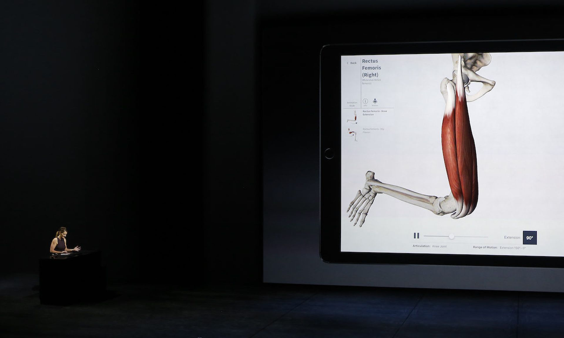 Head of design at a medical app presents a demo using a iPad Pro and a Apple Pencil in 2015. FTC is ready to enforce a rule that has been around for a decade requiring all health app developers to report breaches. (Photo by Stephen Lam/ Getty Images)