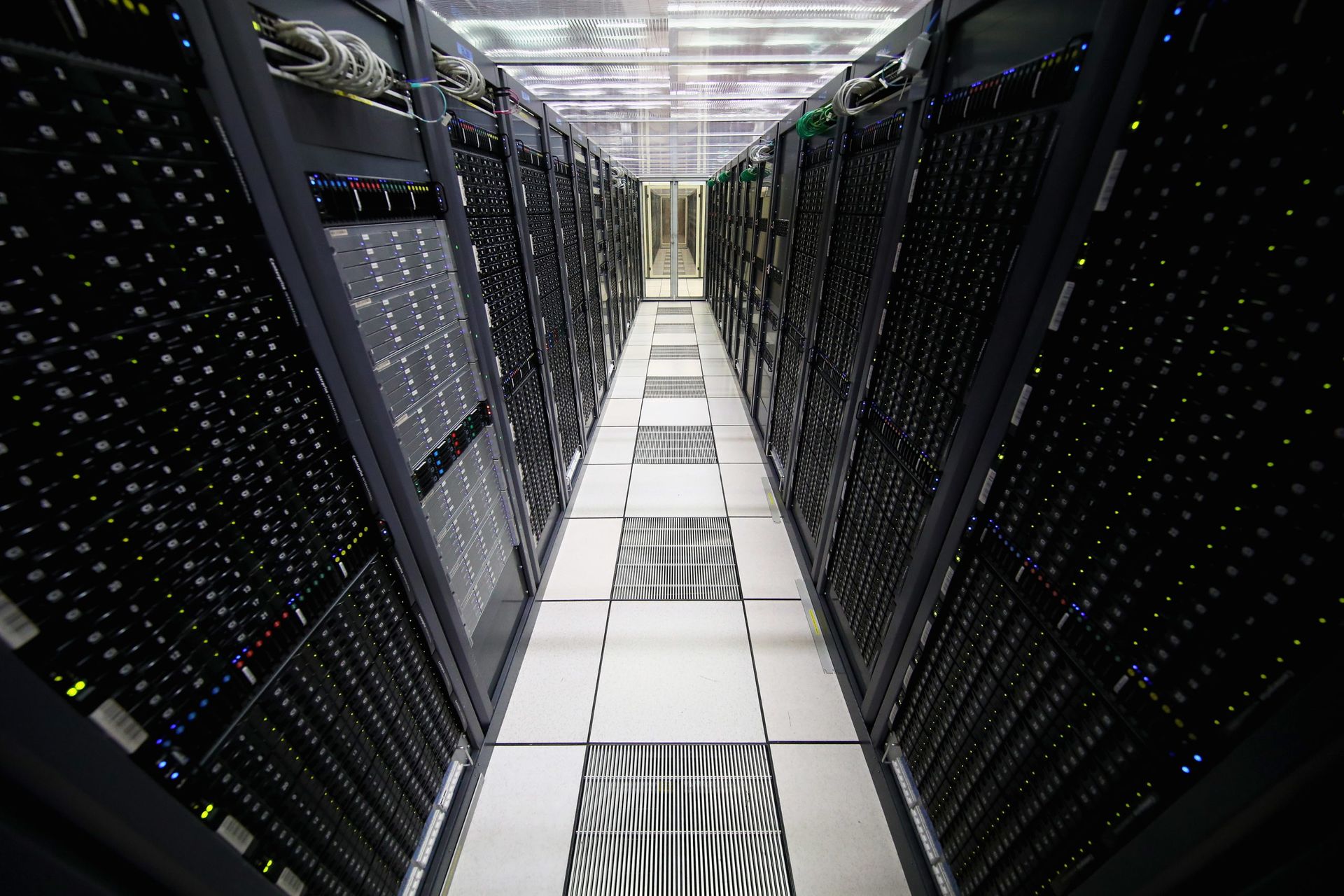 The CERN Computer/Data Centre and server farm, as seen during a behind the scenes tour at CERN. A lack of effective solutions for protecting data centers is one reason infosec professionals struggle to detect Linux-based threats. (Photo by Dean Mouhtaropoulos/Getty Images)