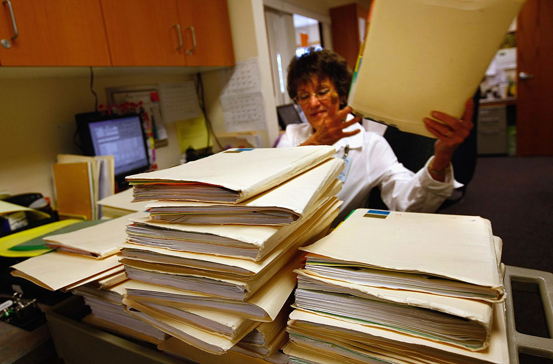 The now defunct Eastern Ozarks Regional Health System is facing a lawsuit filed by the Arkansas attorney general, which alleges the provider abandoned thousands of patient files after closing its business operations. (Photo by John Moore/Getty Images)