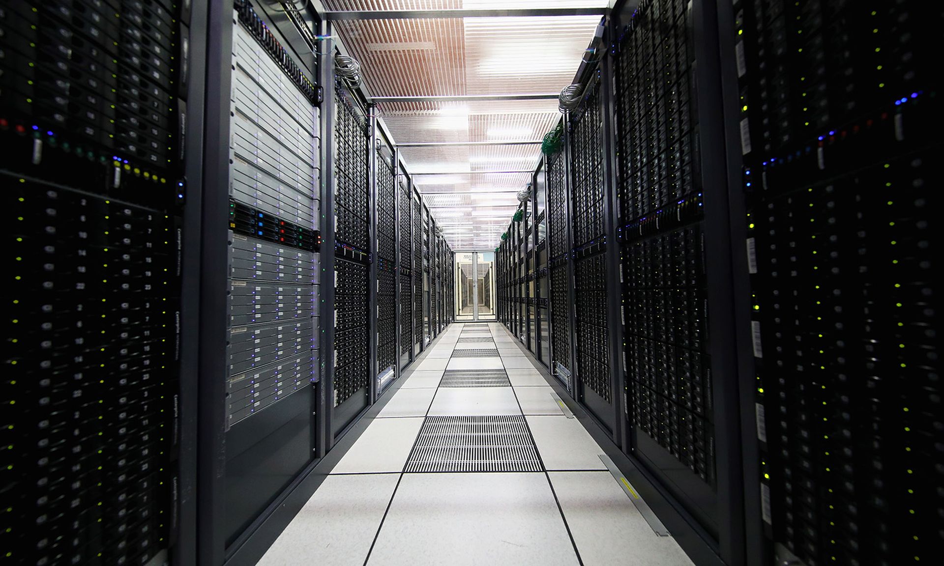 A general view in the CERN computer / data center and server farm at CERN, the world&#8217;s largest particle physics laboratory on April 19, 2017, in Meyrin, Switzerland.  (Photo by Dean Mouhtaropoulos/Getty Images)