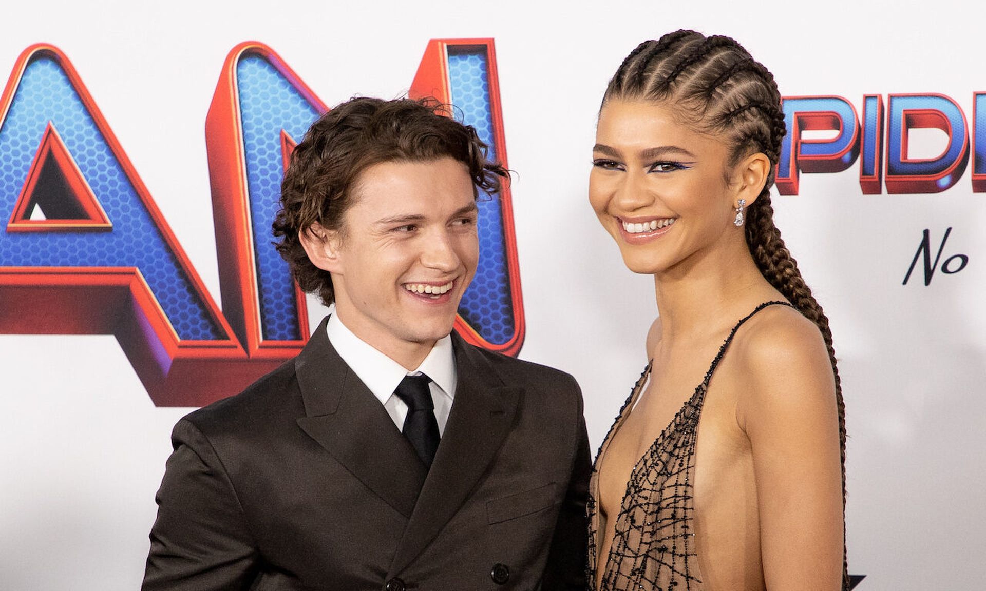 Tom Holland and Zendaya (right) attend the premiere of Sony Pictures&#8217; &#8216;Spider-Man: No Way Home&#8217; on December 13 in Los Angeles. Researchers at ReasonLabs recently found a Monero miner in a torrent download of the new movie. (Photo by Emma McIntyre/Getty Images)