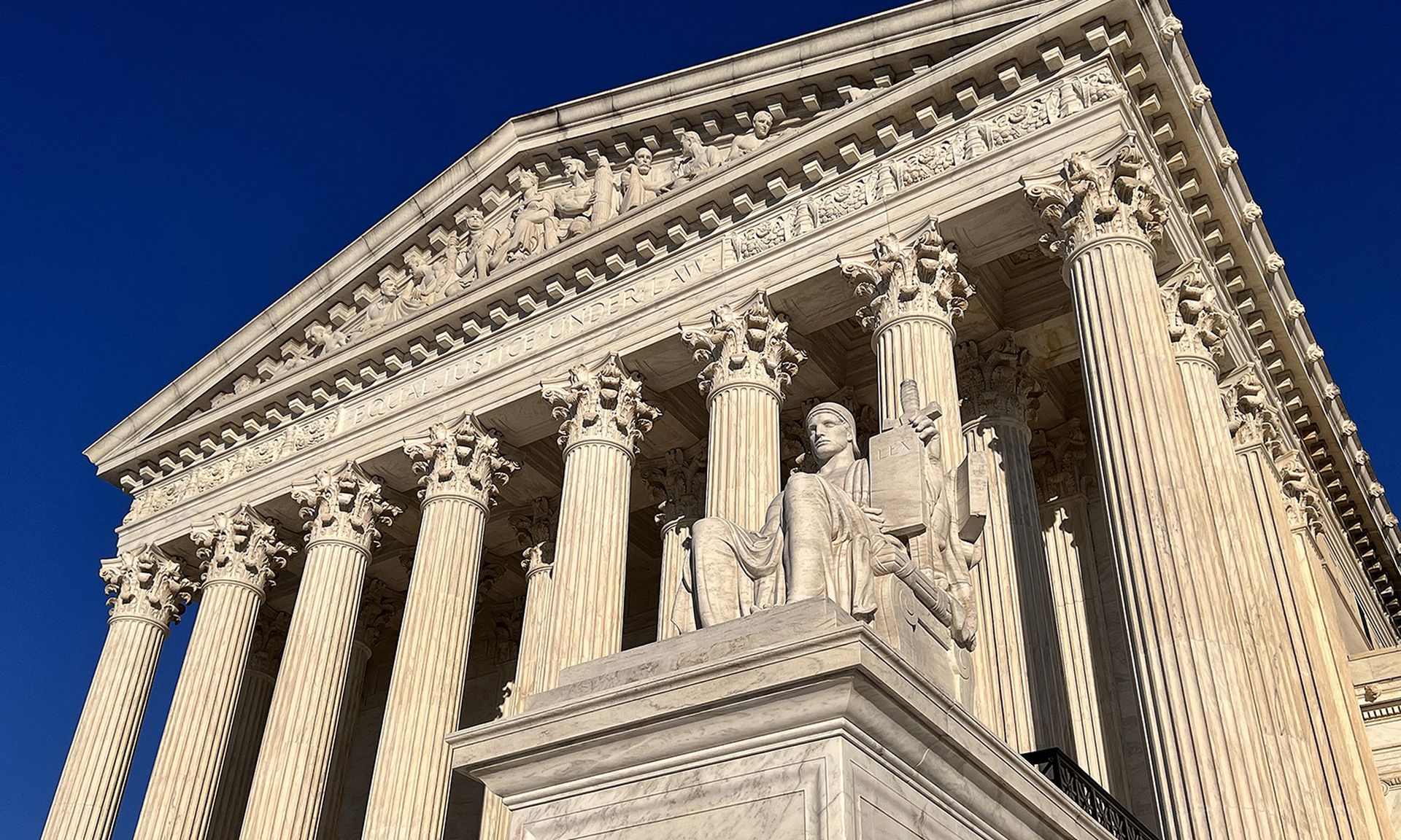 The U.S. Supreme Court building is seen in Washington on Jan. 26, 2022. (Photo by Chip Somodevilla/Getty Images)