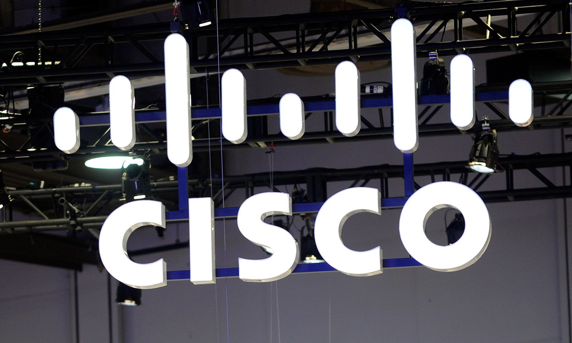 A general view of the Cisco booth at the 2014 International CES at the Las Vegas Convention Center in Las Vegas. (Photo by David Becker/Getty Images)