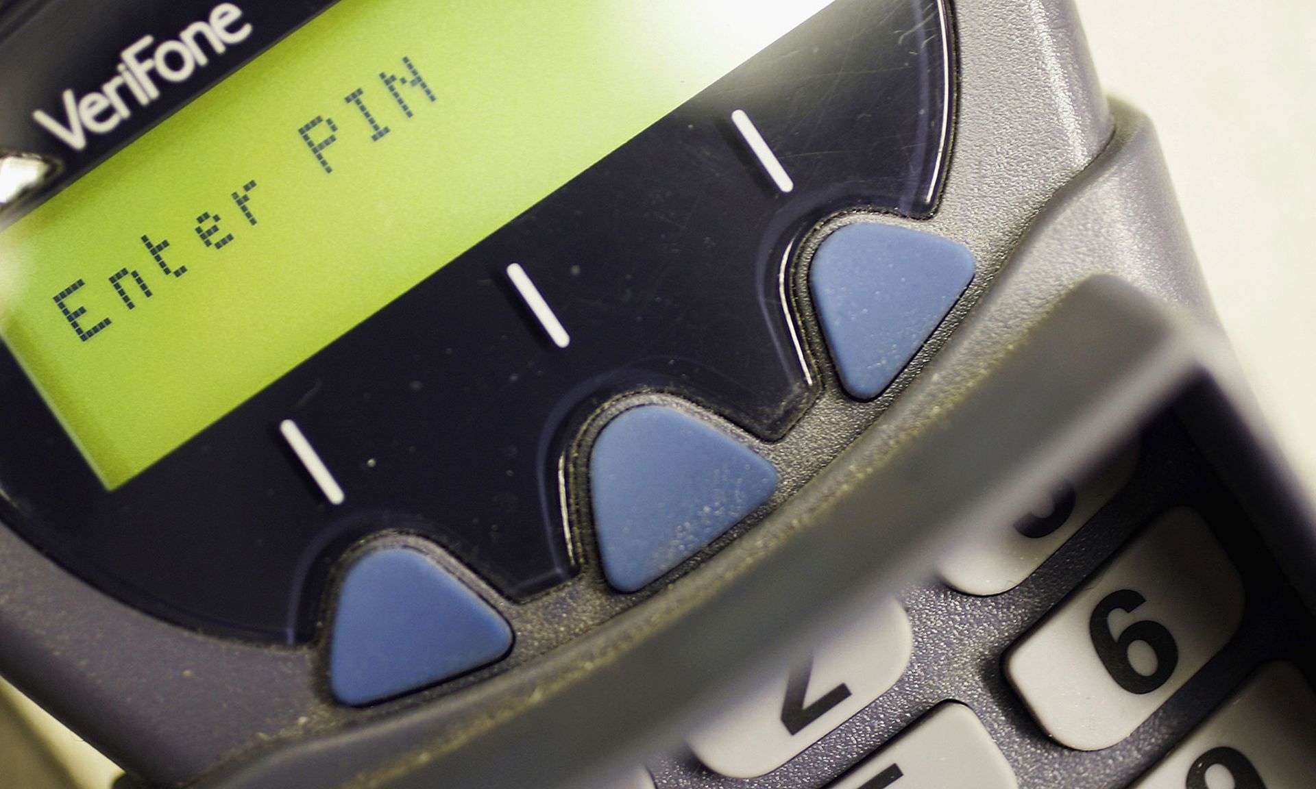 A chip and pin debit console is seen February, 23, 2006, in Manchester, England. (Photo Illustration by Christopher Furlong/Getty Images)