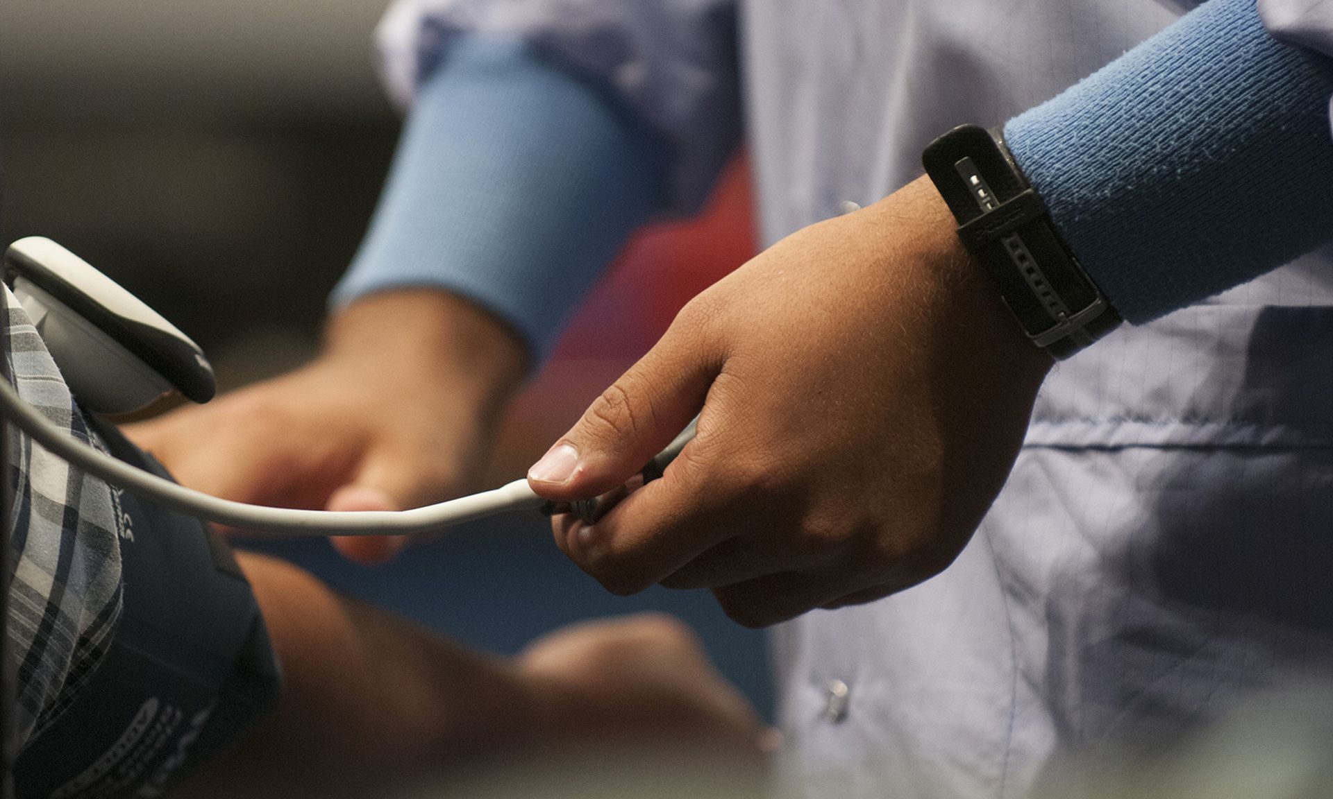 The health sector&#8217;s cybersecurity focus has shifted to operational resiliency rather than &#8220;protecting everything on the network,&#8221; the chief security officer of H-ISAC said. Pictured: Hospitalman Julio Gonzalez takes a donor&#8217;s blood pressure during a blood drive at Naval Base San Diego on Aug. 26, 2013. (Mass Communication Sp...