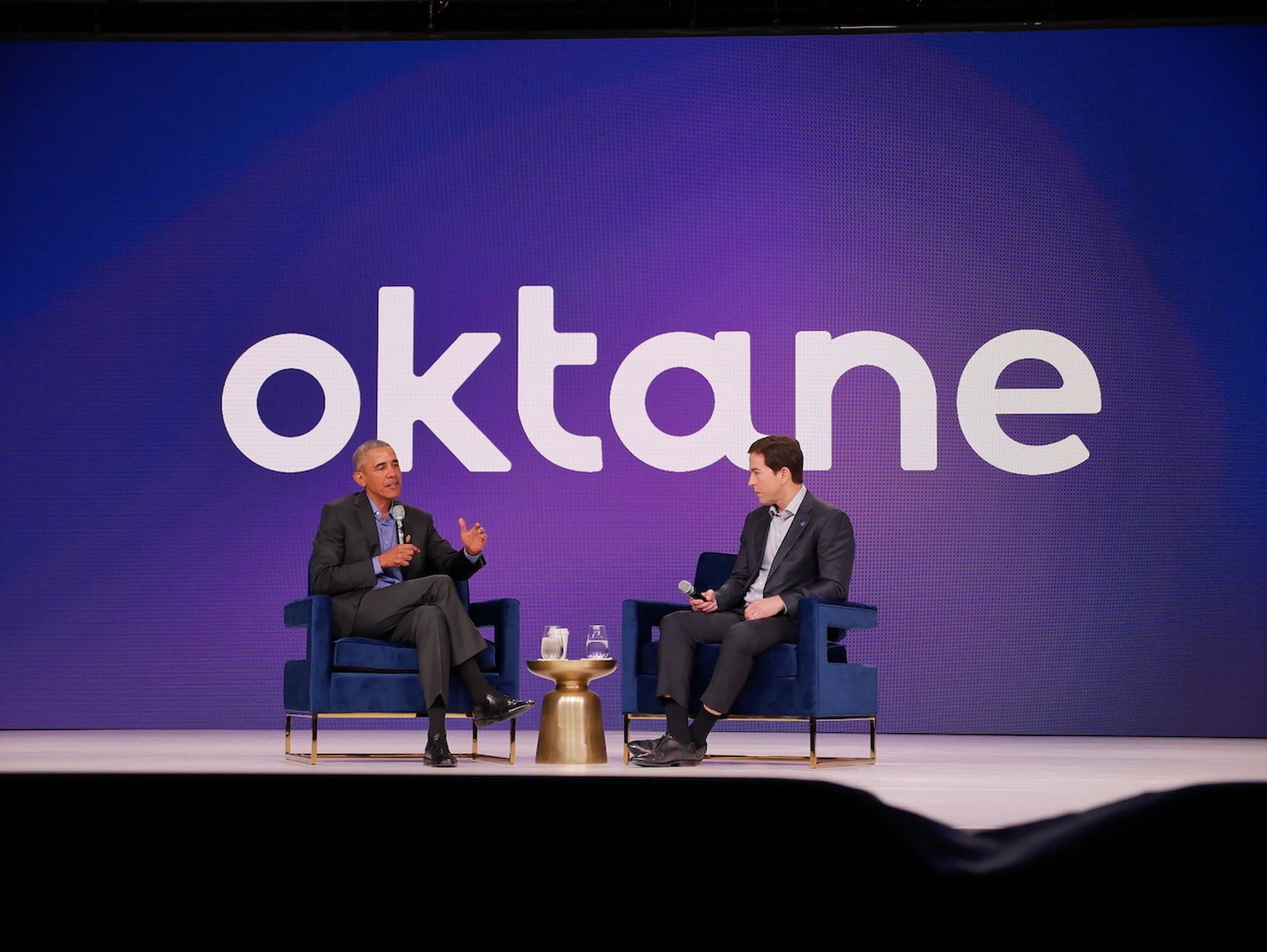 (&#8220;President Barack Obama Keynote at Oktane18&#8221; by aaronparecki is marked with CC BY 2.0. To view the terms, visit https://creativecommons.org/licenses/by/2.0/?ref=openverse)