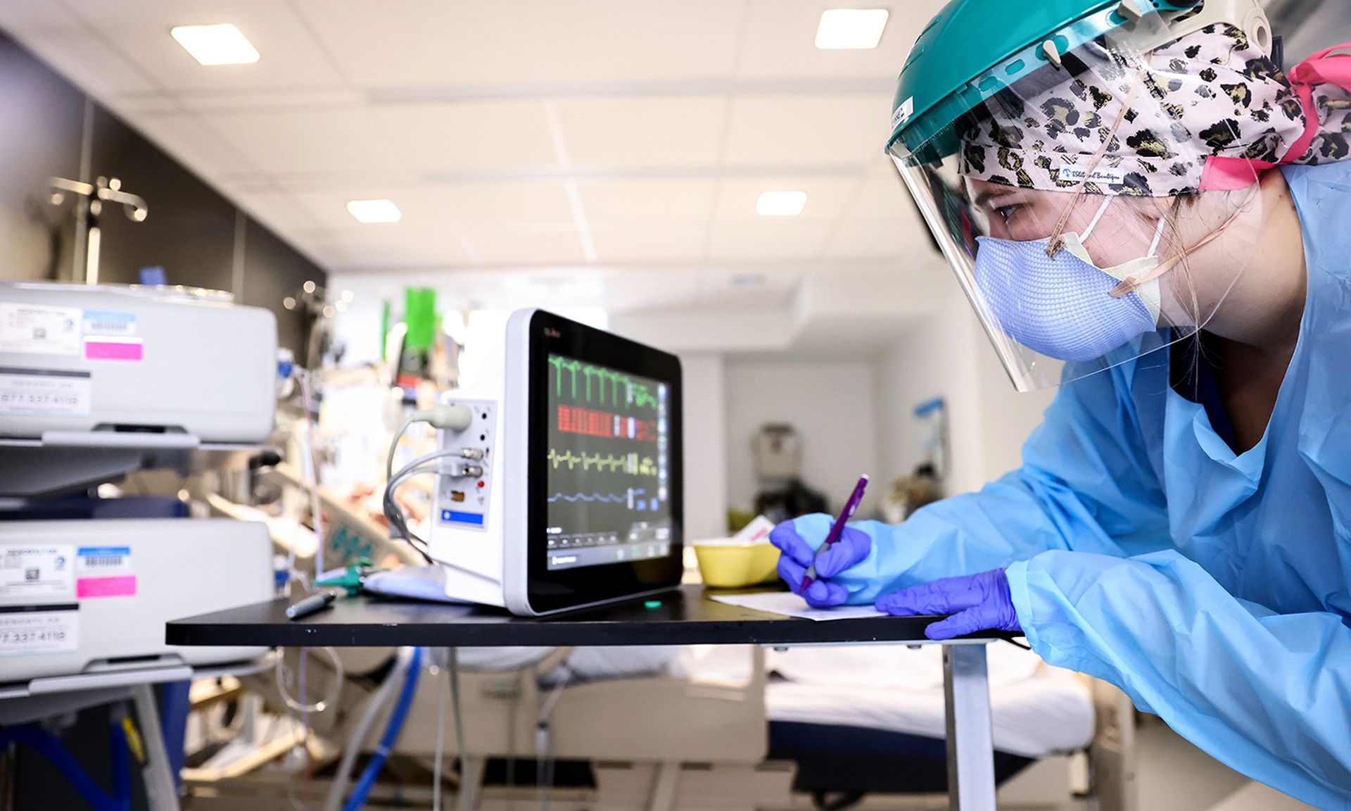 &#8220;Compliance&#8221; does not mean a healthcare organization is secure, said a cybersecurity expert Monday during the ViVE health information technology event in Miami. Pictured: A clinician cares for COVID-19 patients in the intensive care unit (ICU) at Lake Charles Memorial Hospital on Aug. 10, 2021, in Lake Charles, La. (Photo by Mario Tama/...