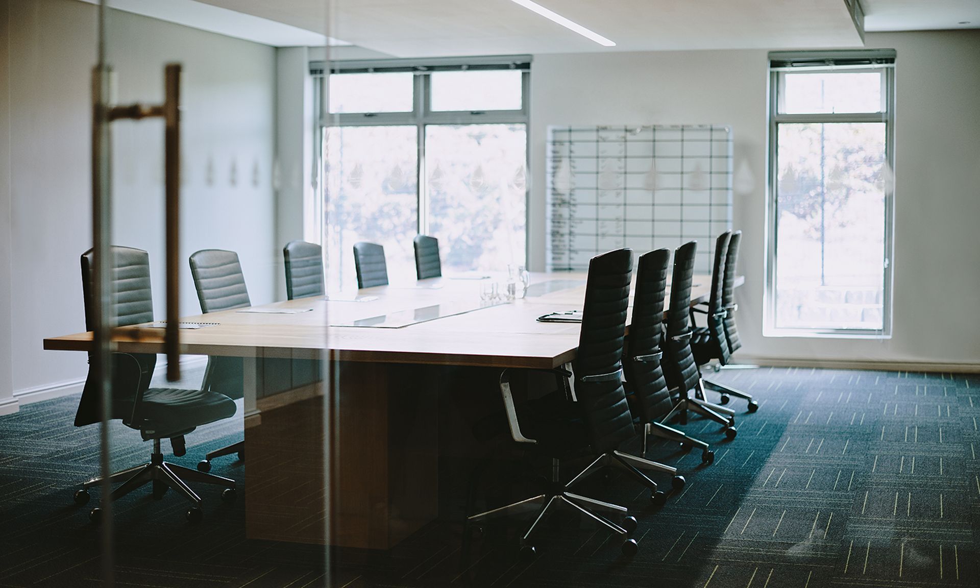 The board room of a company. (Delmaine Donson/Getty Images)