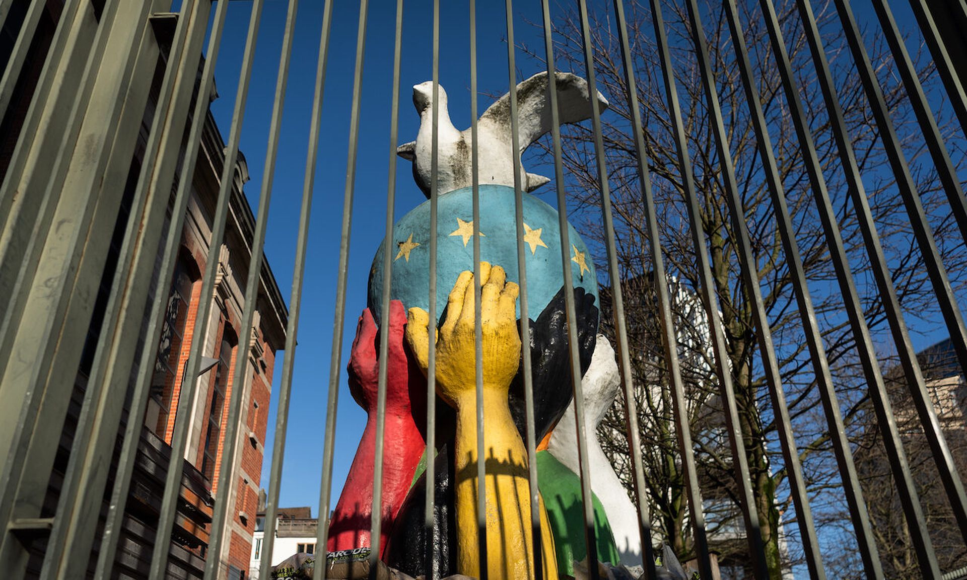 The State of Europe is seen behind fencing near to the European Parliament on March 03, 2020, in Brussels, Belgium. Because of the EU’s GDPR and other such regulations, most organizations now encrypt their traffic. Today’s columnist, Eva Abergel of Radware, offers four strategies for helping organizations mitigate a new breed of encrypted DDoS atta...