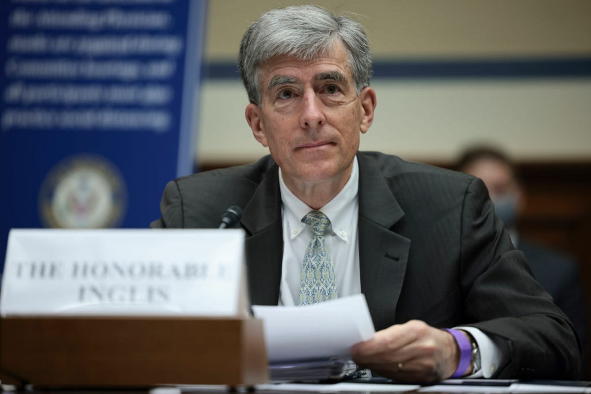 National Cyber Director Chris Inglis speaks at a hearing with the House Committee on Oversight and Reform in the Rayburn House Office Building on November 16, 2021 in Washington, DC. Inglis argued this week that the reality of the cybersecurity landscape makes it so the federal government can&#8217;t simply centralize authority to a single entity....