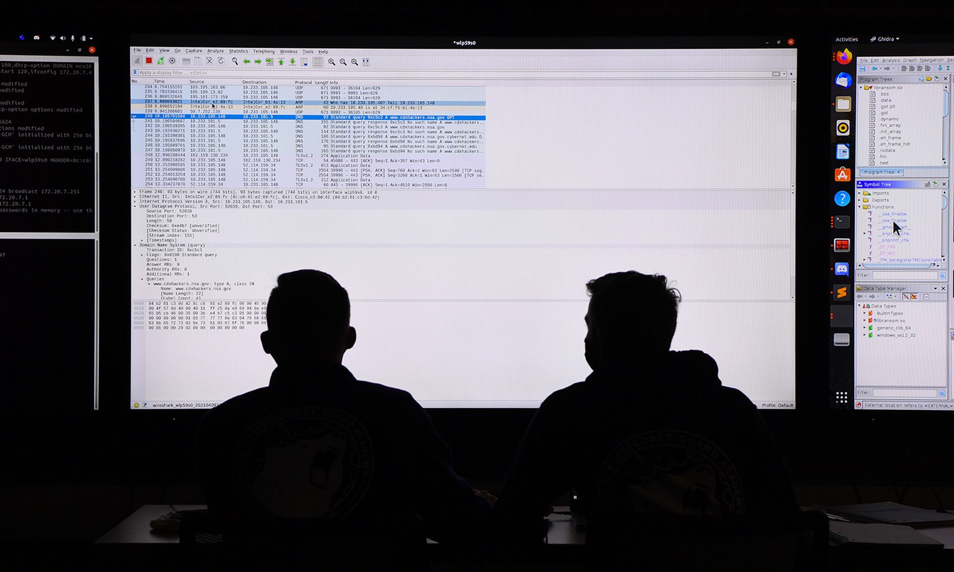 A team from the U.S. Coast Guard Academy participated in the National Security Agency’s 20th annual National Cyber Exercise (NCX) in 2021. (Petty Officer 2nd Class Hunter Medley/Coast Guard)