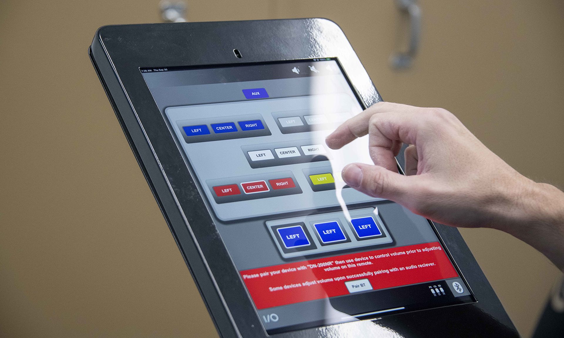 IT and security leaders say API security has become more important as enterprises migrate to the cloud. Pictured: A special missions flight director interacts with a mounted tablet at Altus Air Force Base, Okla., Sept. 30, 2021. (Air Force)