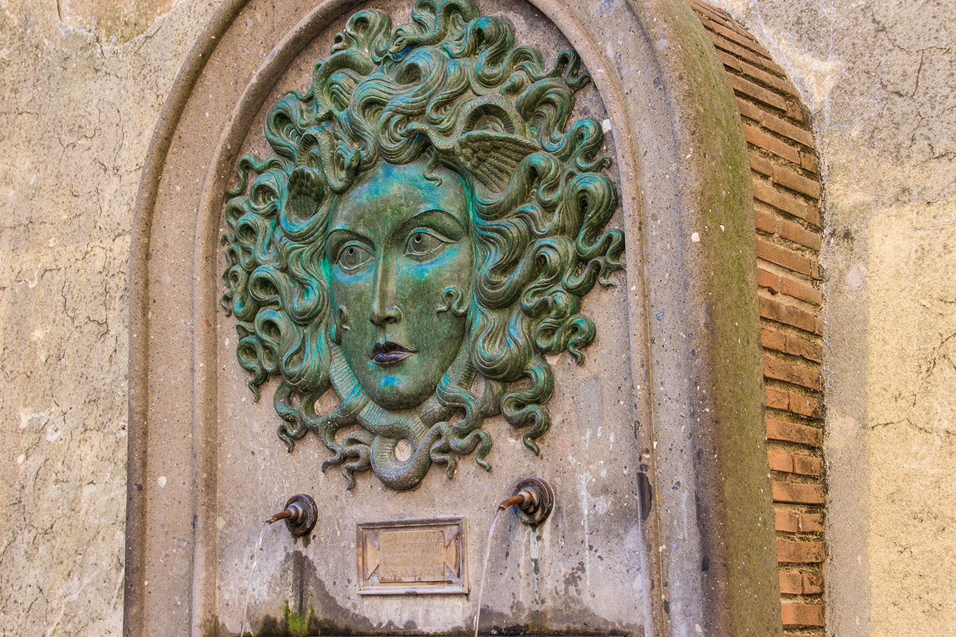 Fountain of Medusa in Nemi