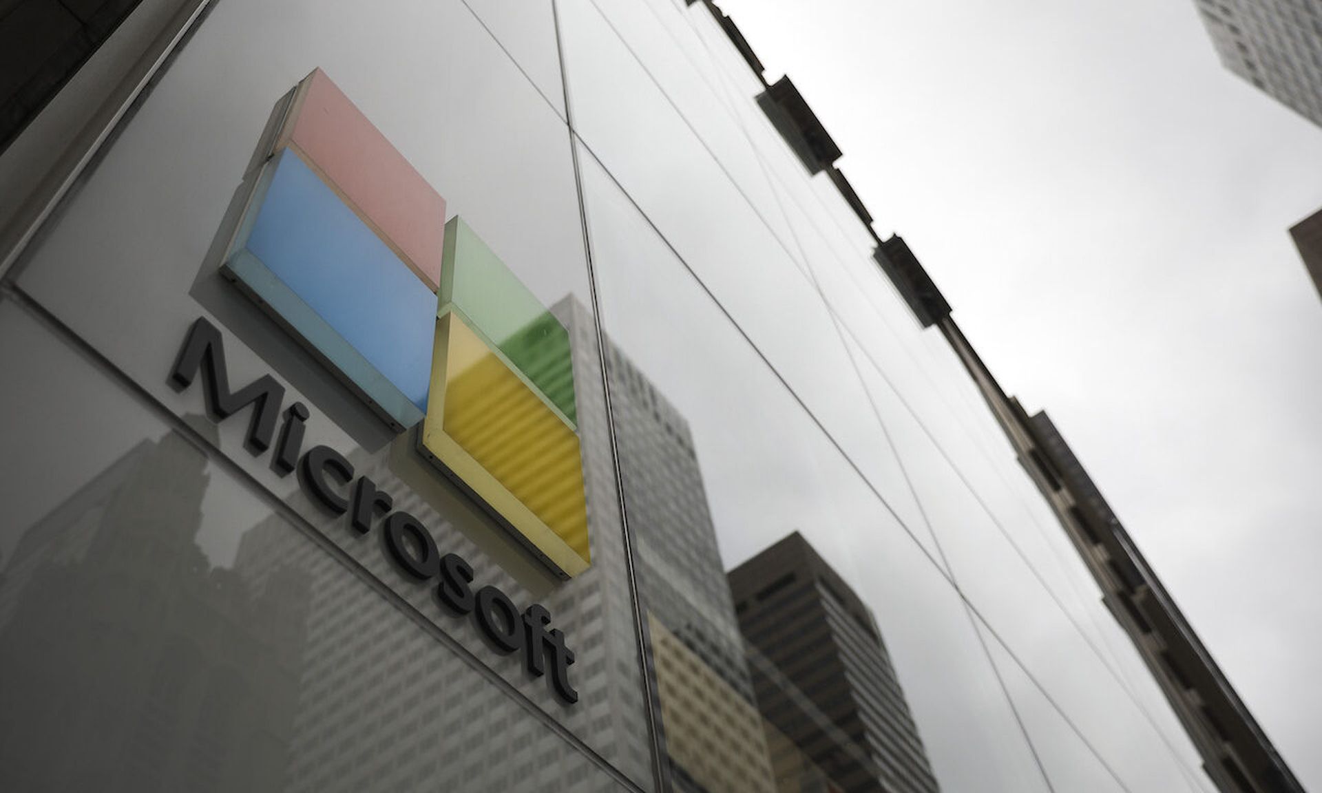 Seen here, Microsoft store on Fifth Avenue in Midtown Manhattan is shown June 4, 2018 in New York City. (Photo by Drew Angerer/Getty Images)