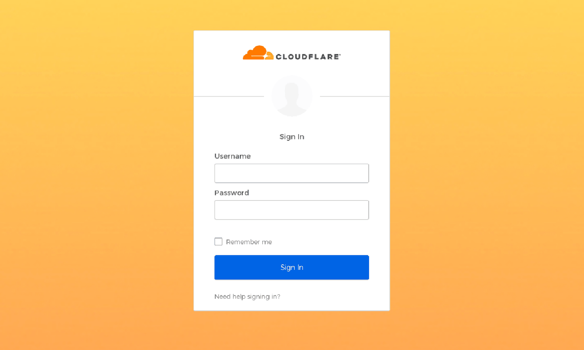 A screen image of a phishing site sent to Cloudflare employees via text message. (via Cloudflare)