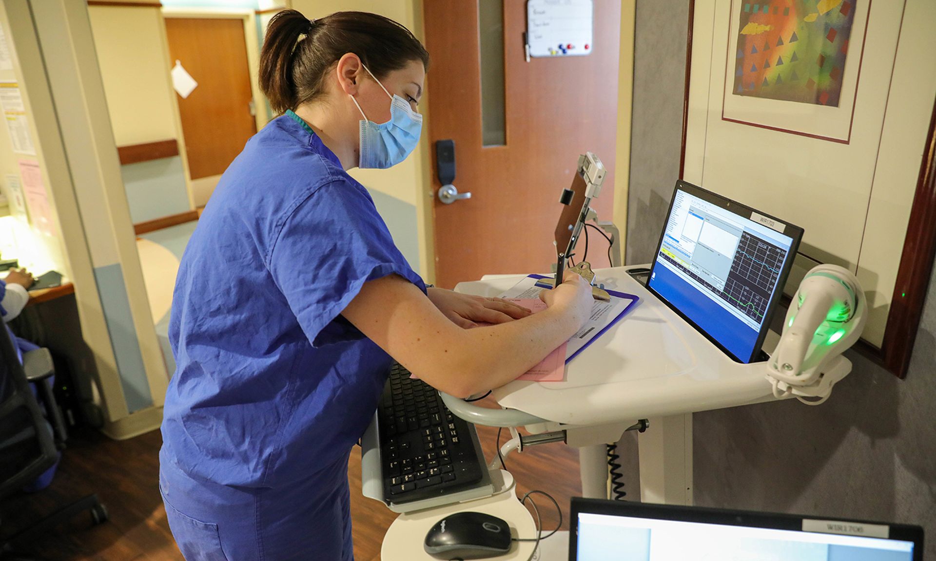 Nurse enters patient information