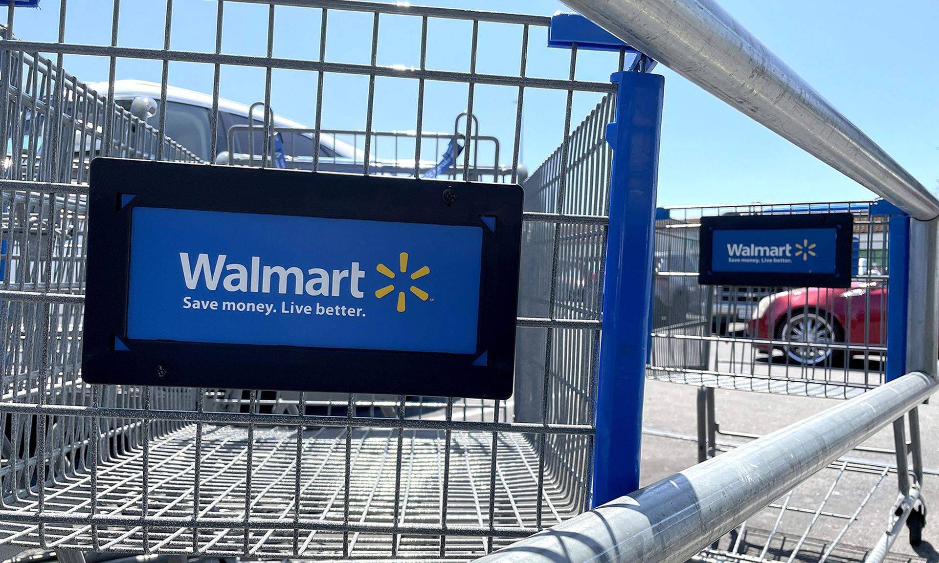 Walmart shopping carts