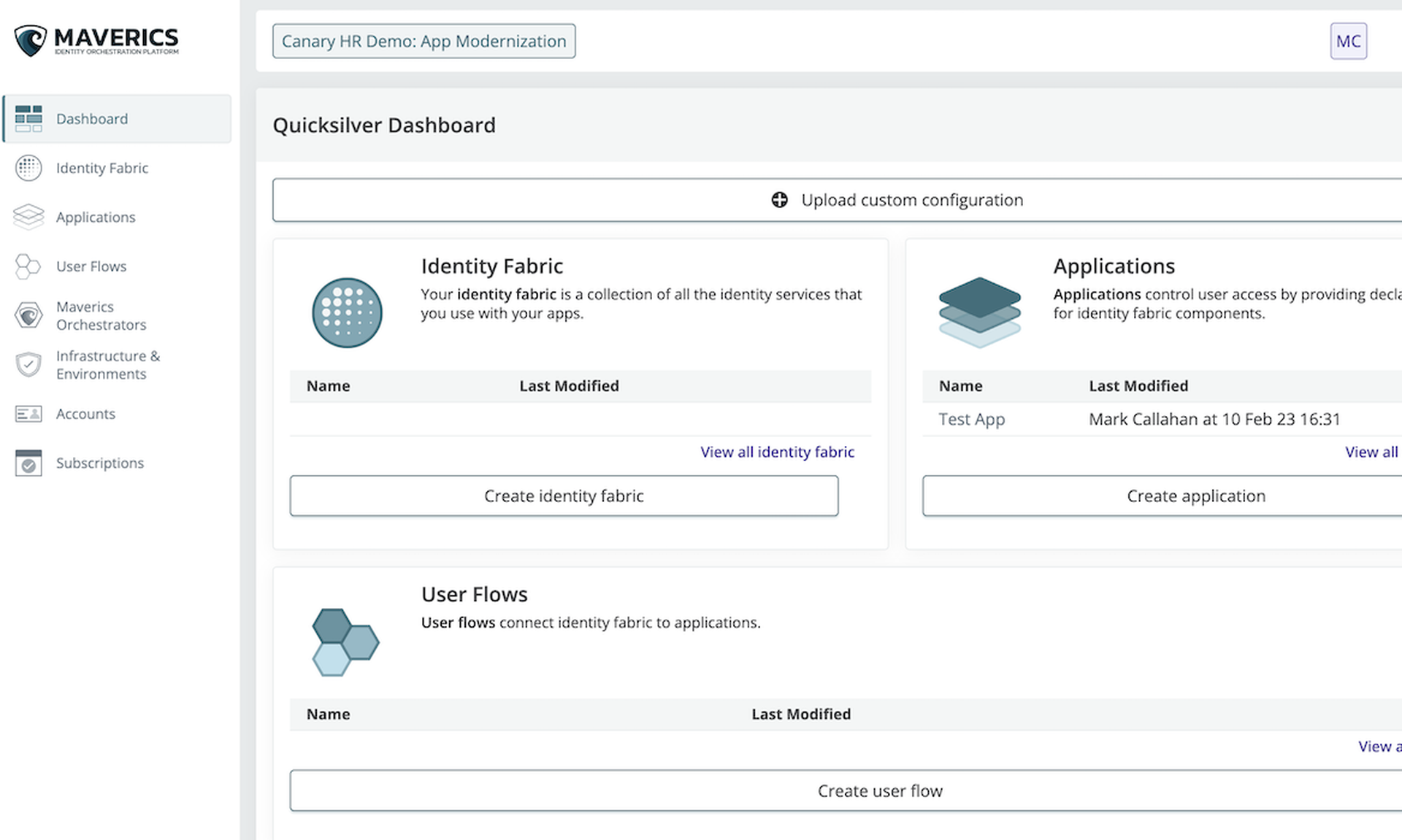 Strats Maverics Identity Orchestration Platform