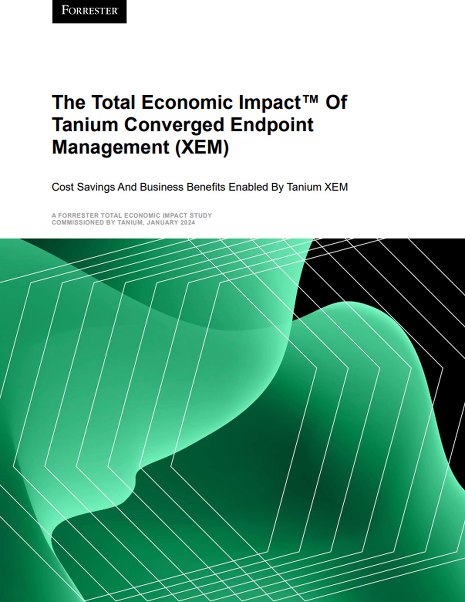 Forrester Total Economic Impact (TEI) of Tanium