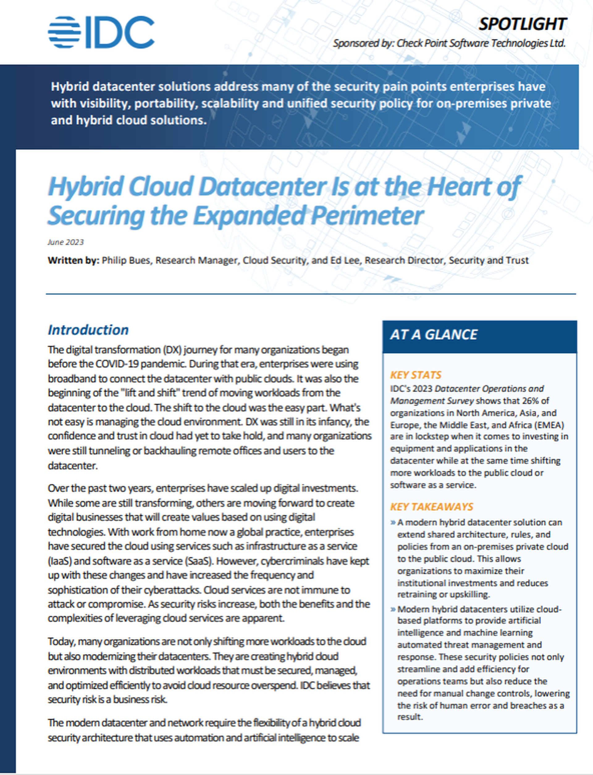 IDC Hybrid Datacenter Buyer’s Guide