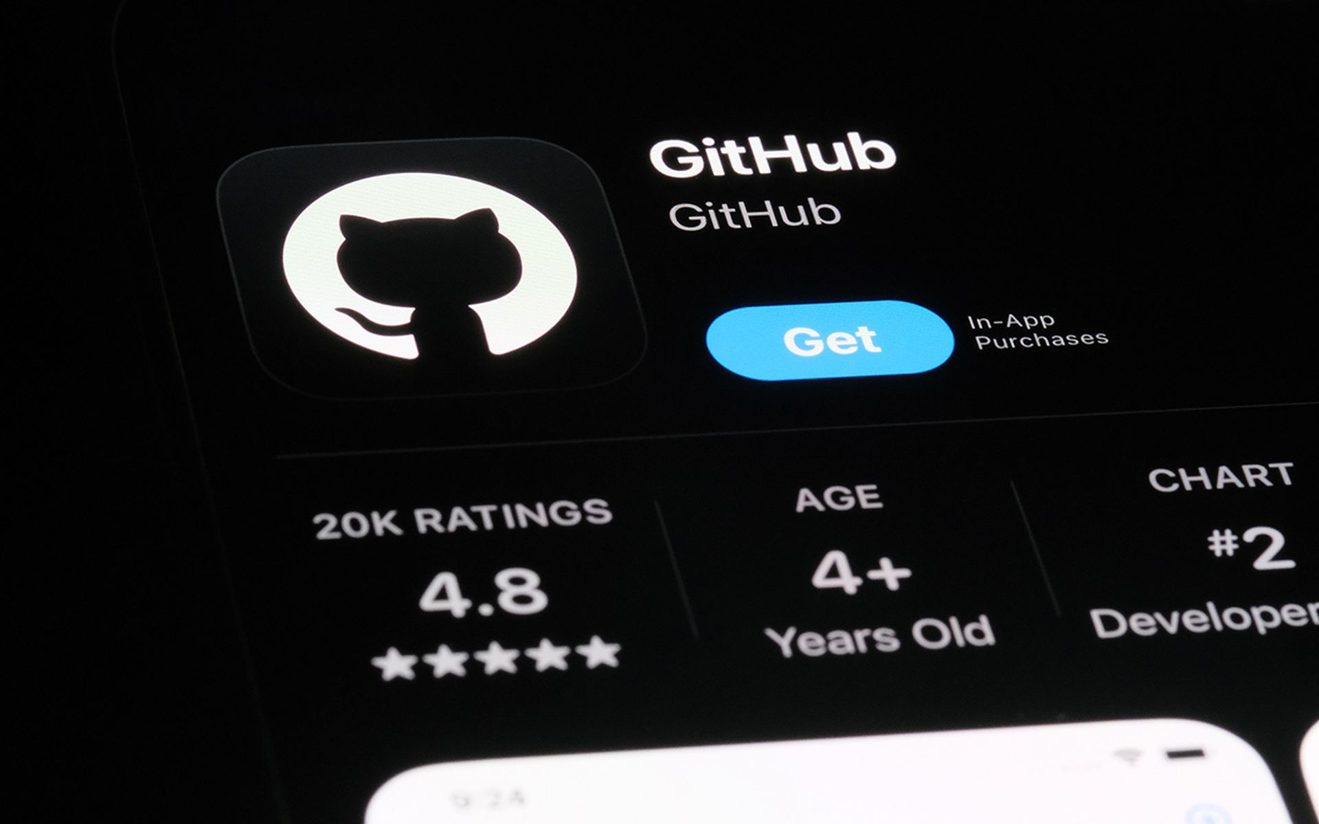 GitHub mobile app icon logo