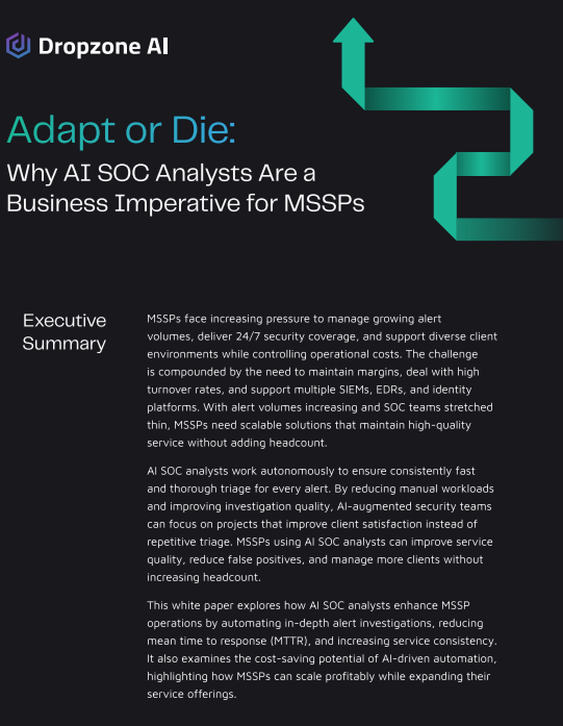 Why AI SOC Analysts Are a Business Imperative for MSSPs