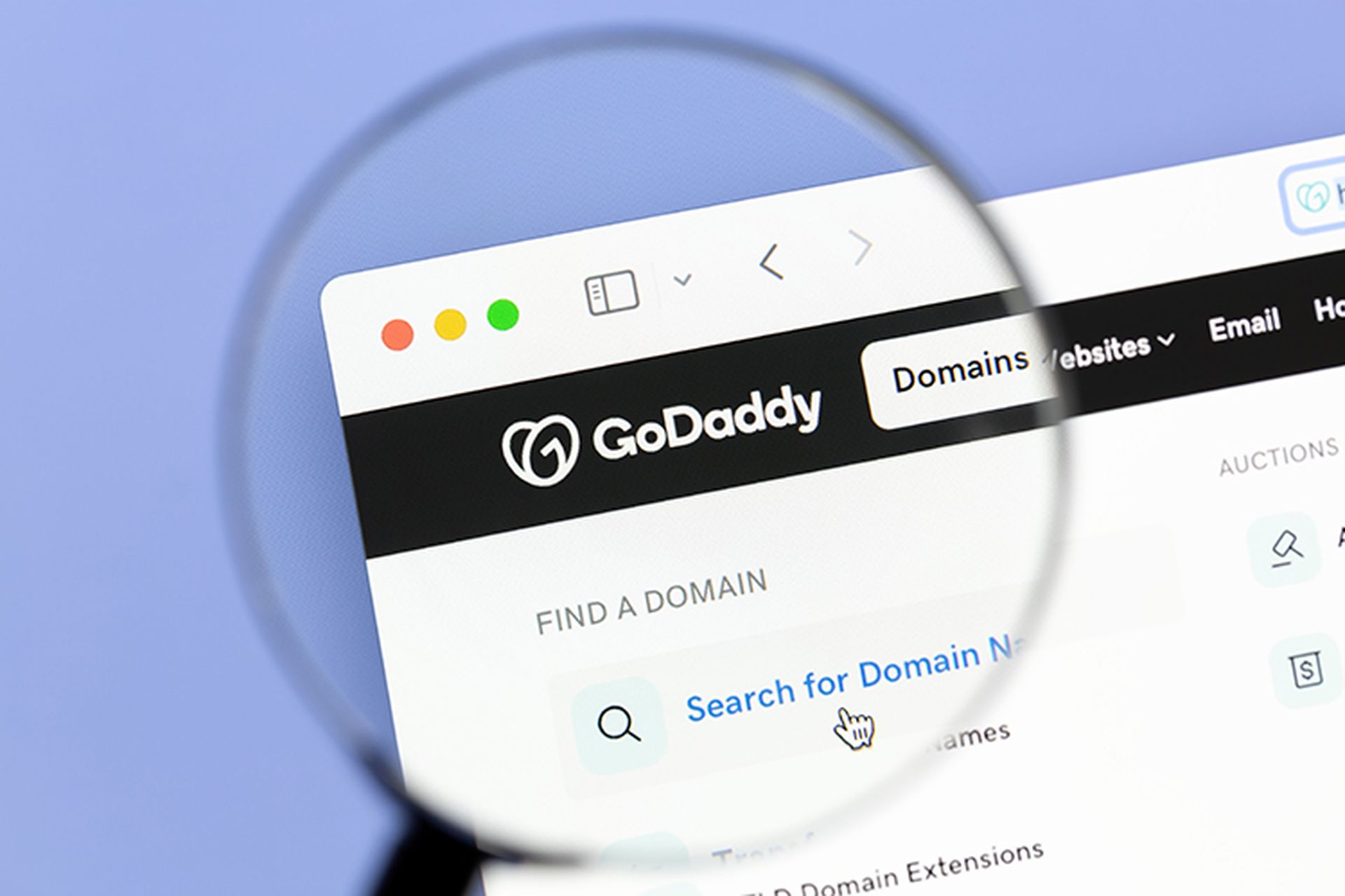 GoDaddy webpage. GoDaddy Inc. is an American publicly traded Internet domain registrar and web hosting company.