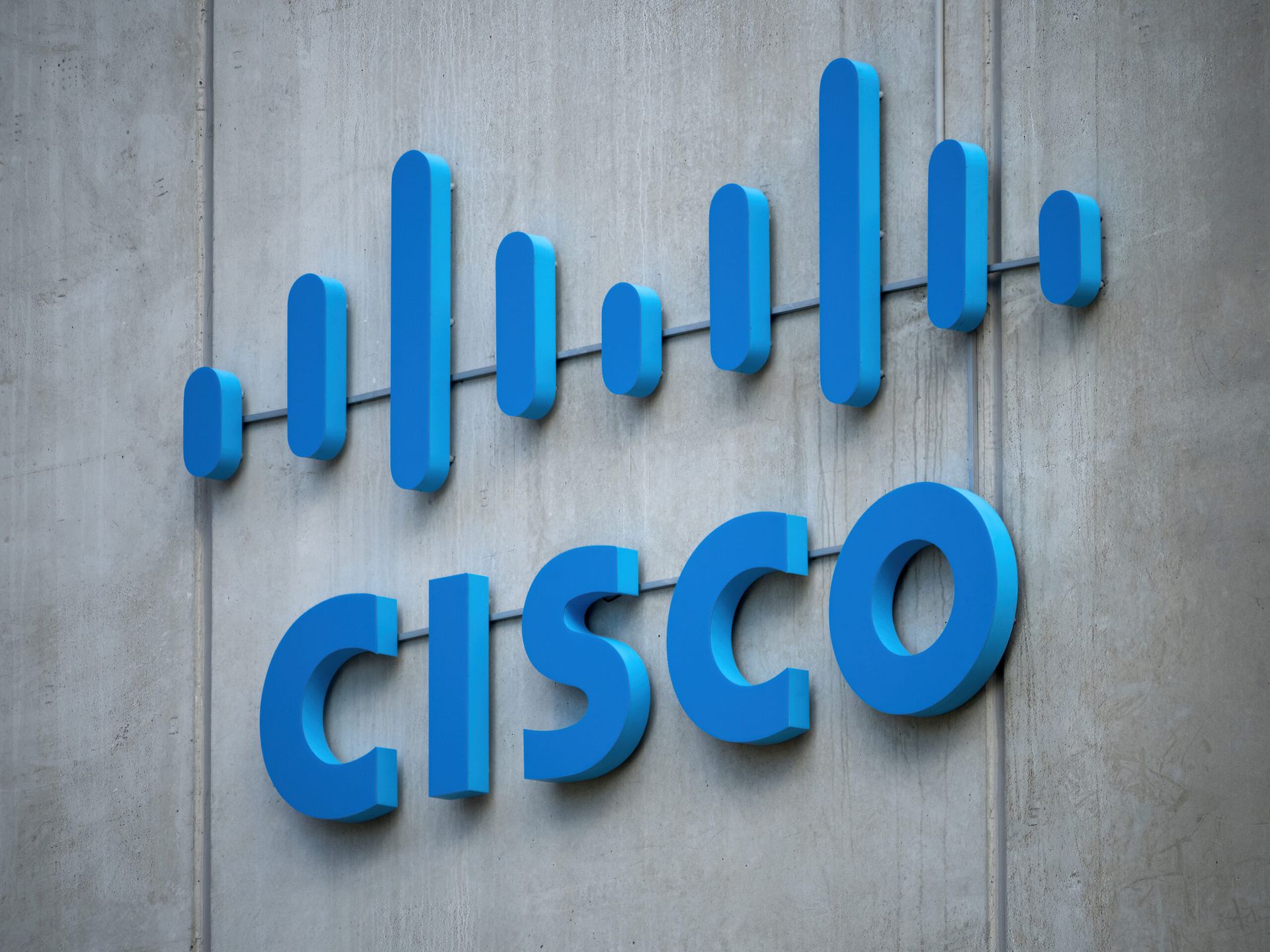 Cisco Logo on a Modern Office Building