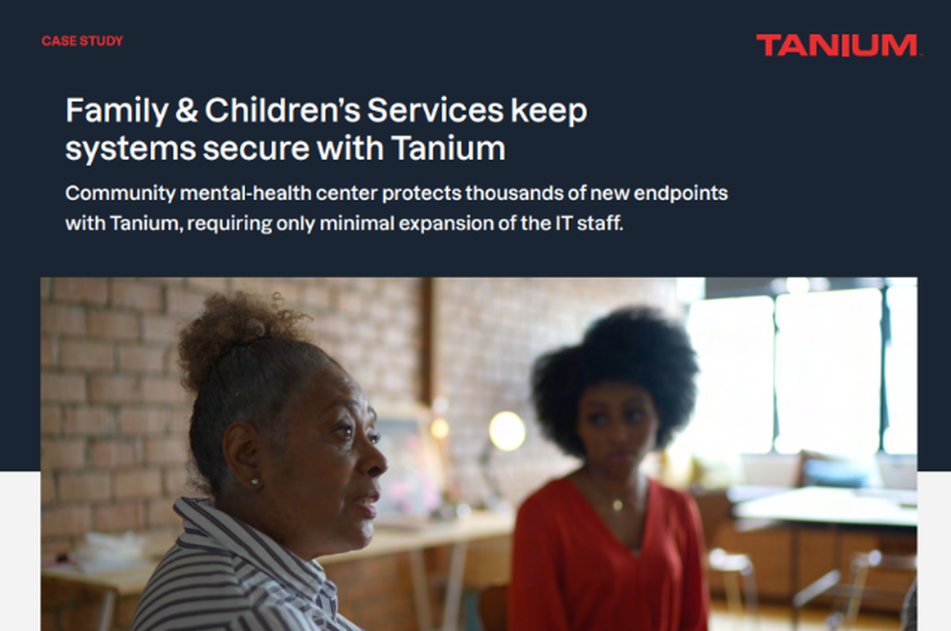 Family & Children’s Services keep systems secure with Tanium