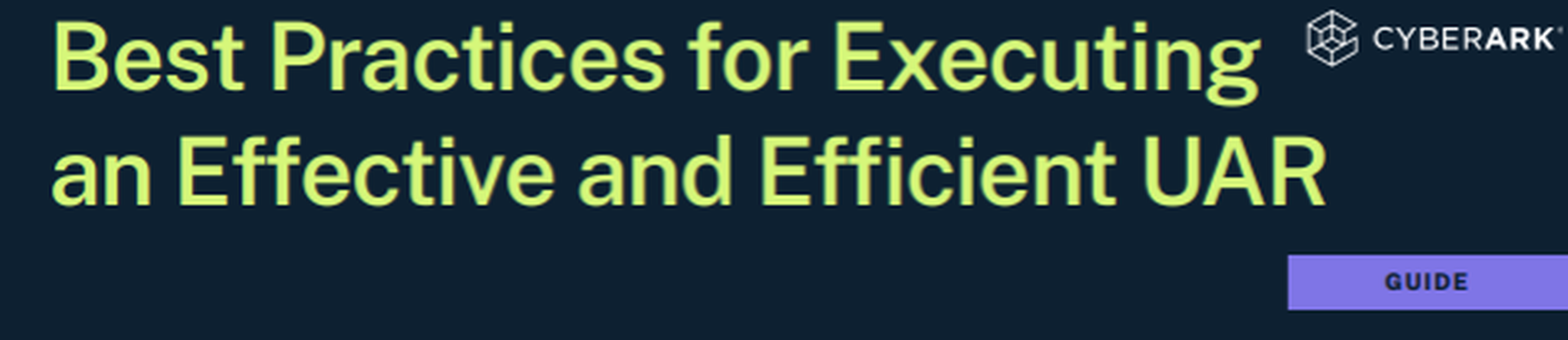 Best Practices for Executing an Effective and Efficient UAR