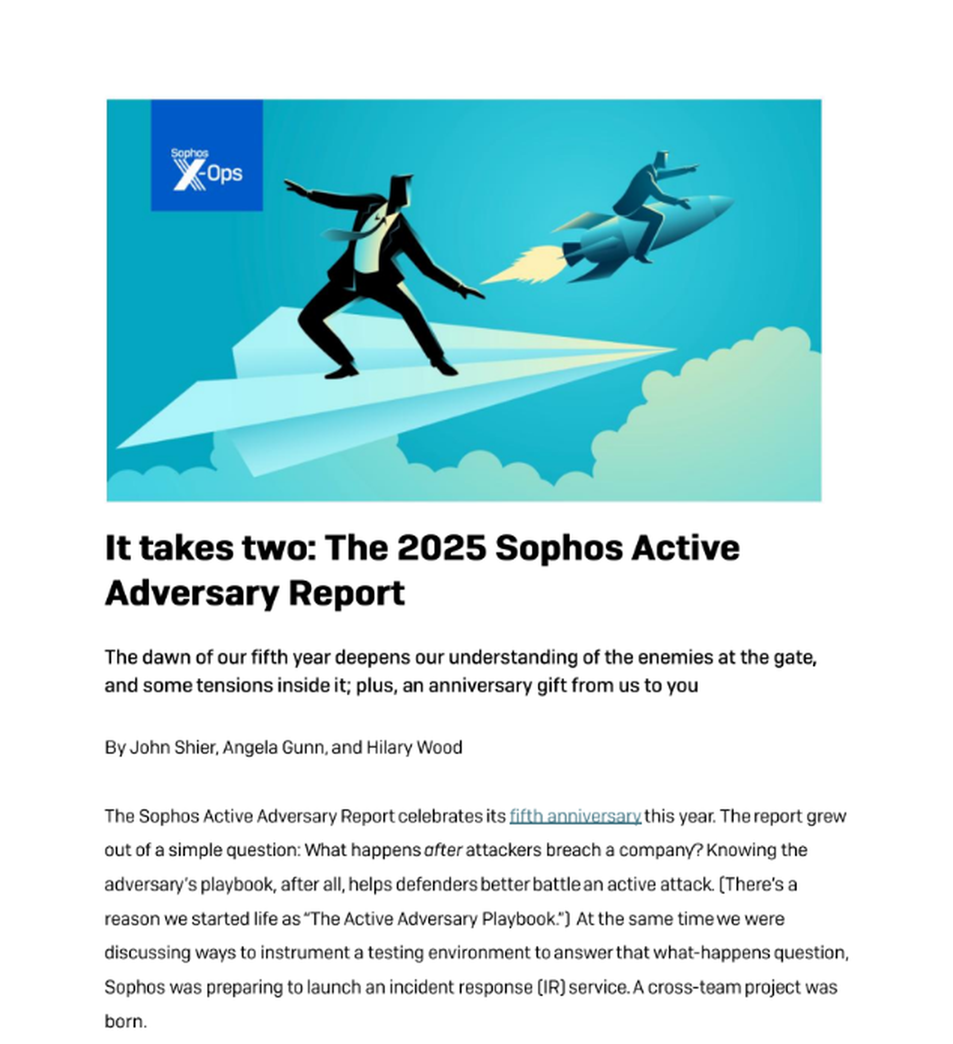 2025 Active Adversary Report