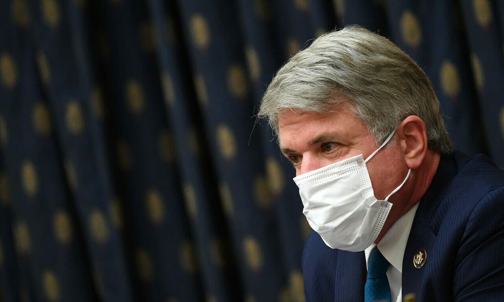 Ranking Member Michael McCaul, R-Texas, seen here during a House Committee on Foreign Affairs hearing, confirmed that he and Rep. Jim Langevin, D-R.I., are working on legislation to require companies to notify the federal government after certain breaches. (Kevin Dietsch-Pool/Getty Images)