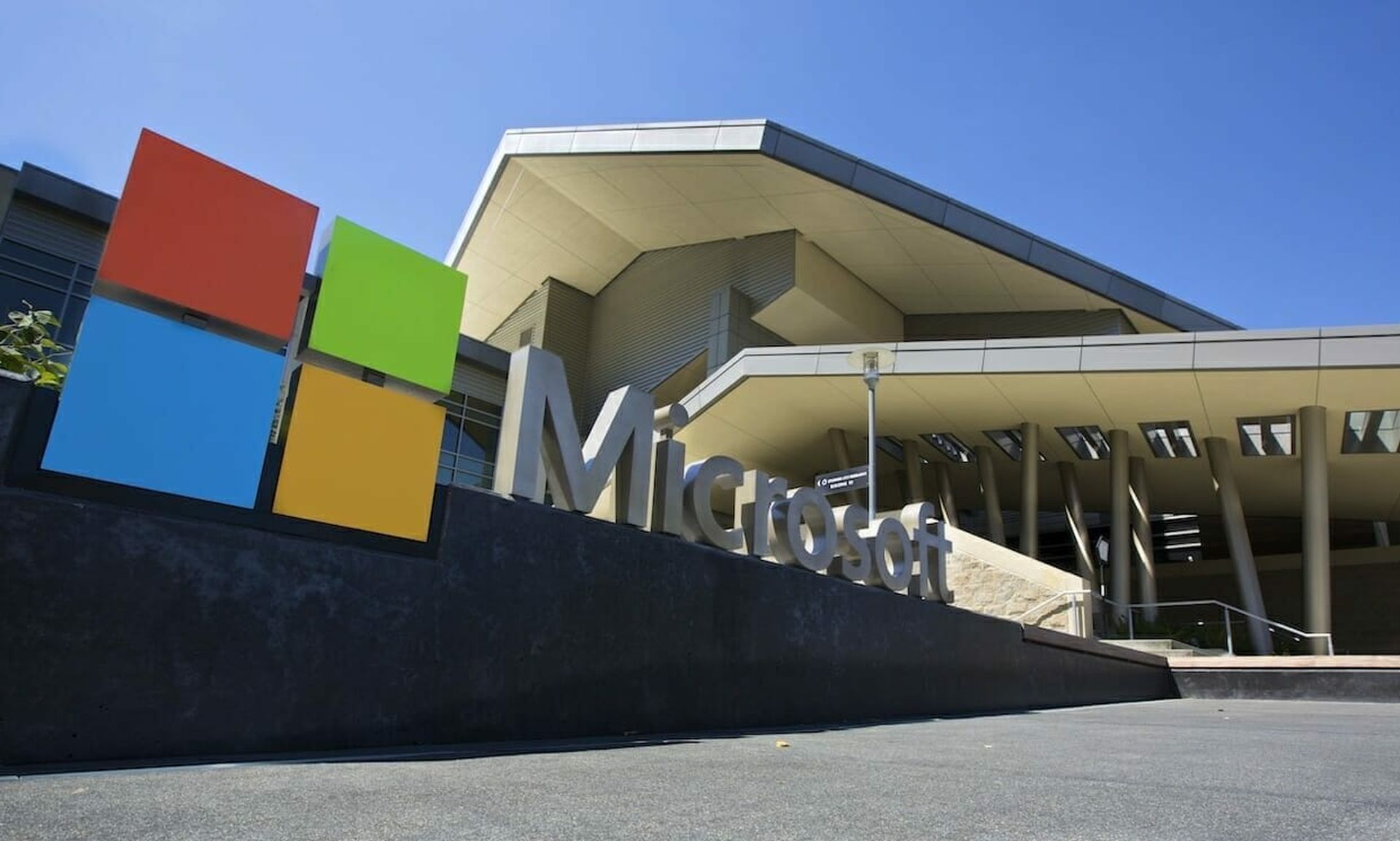 The Visitor&#8217;s Center at Microsoft Headquarters campus in Redmond, Washington. Microsoft will release patches Tuesday for four critical vulnerabilities Chinese hackers are using in targeted attacks on Exchange Server. (Stephen Brashear/Getty Images)