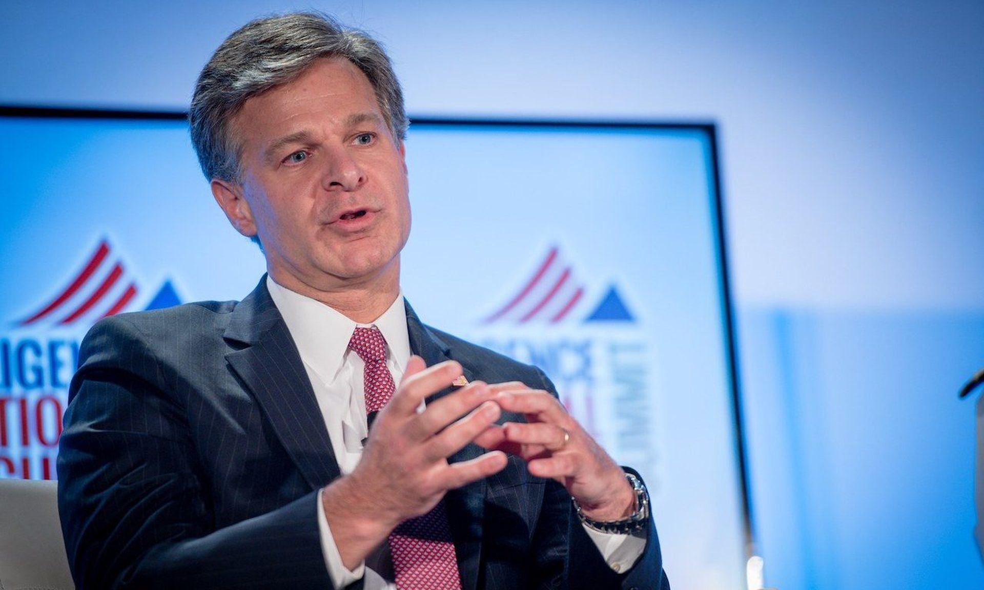 FBI Director Christopher Wray speaks to a group in Washington, D.C. Today’s columnist, Perry Carpenter of KnowBe4, writes that with the FBI reporting an increase of 300,000 in internet crime complaints in 2020, SOAR tools can strike a nice balance between automation and human analysis.