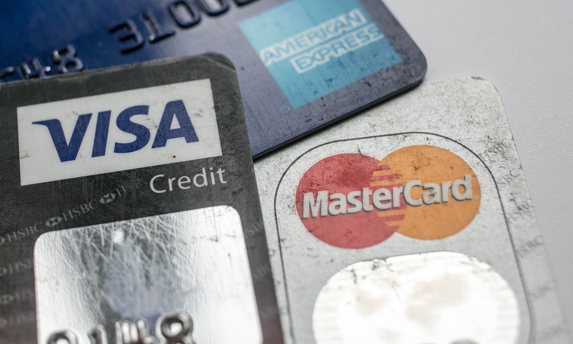 Credit and debit cards are seen Nov. 3, 2017, in Bristol, England.(Matt Cardy/Getty Images)