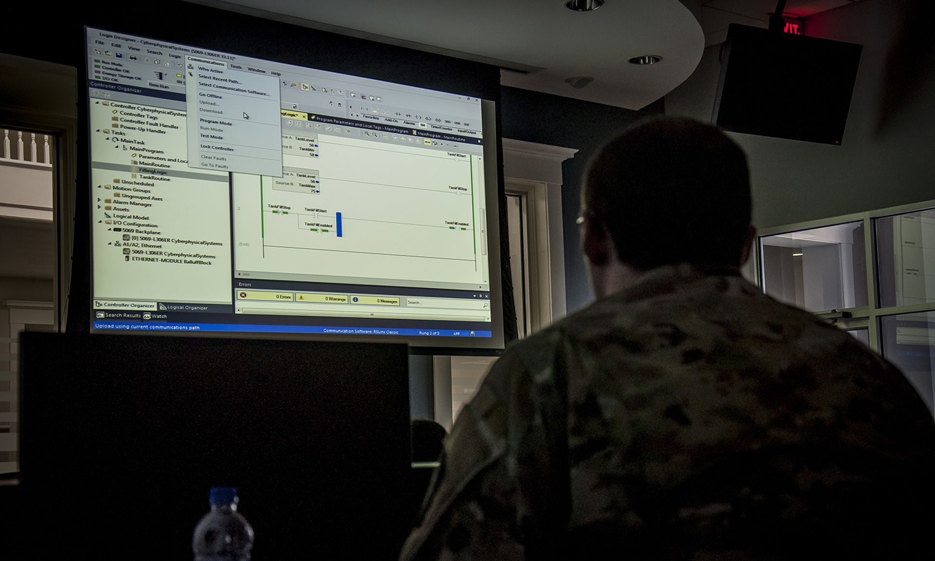 A soldier listens to a lecture about industrial control systems at the University of New Haven&#8217;s National Security Agency Center of Academic Excellence in Cyber Operations as part of Ironclad 2021, a weeklong course designed to provide knowledge and understanding of how to respond to cyberattacks, June 24, 2021. Ironclad 2021 was paid for wit...