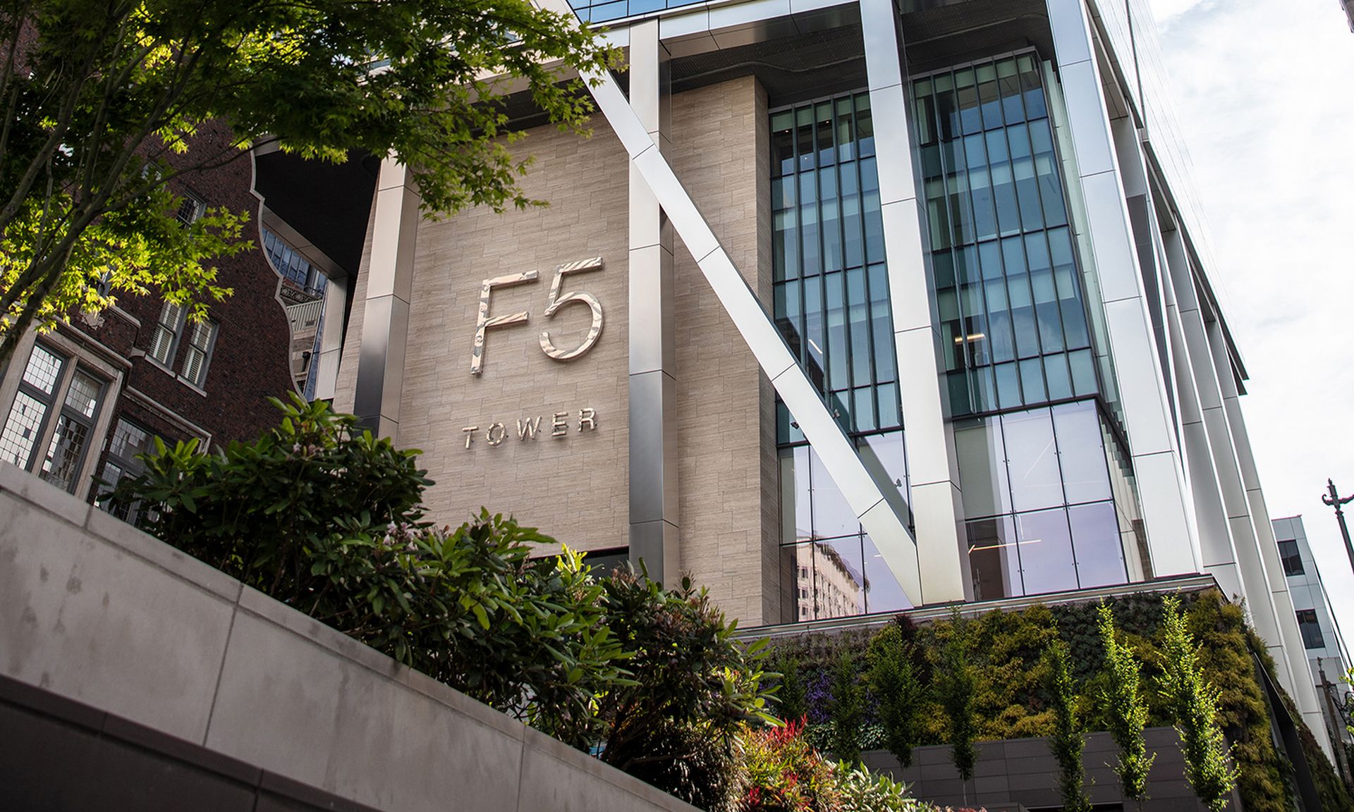 The F5 Networks Tower is seen in Seattle. (F5 Networks)