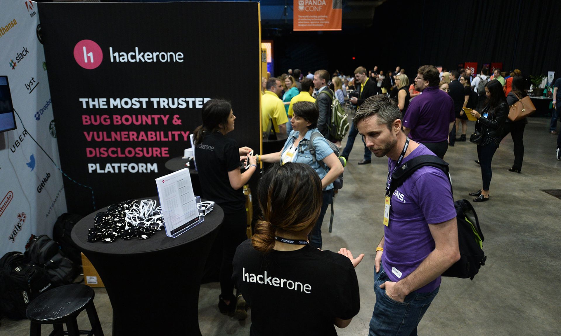 Attendees at HackerOne at Collision 2017 in New Orleans on May 2, 2017. (Photo by Diarmuid Greene / Collision / Sportsfile | &#8220;DG2_4955&#8221; by collision.conf is licensed under CC BY 2.0)