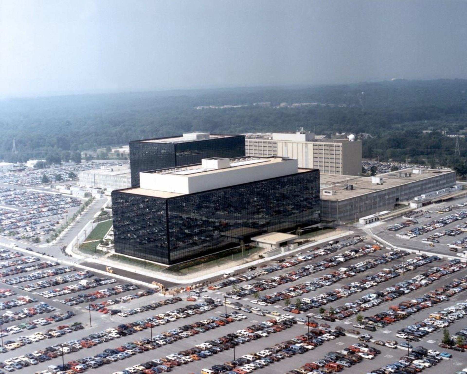 The National Security Agency (NSA) headquarters is seen in Fort Meade, Md. The Department of Justice has arrested a former NSA employee, charging him with attempting to sell classified government secrets, including sensitive information related to U.S. national security and cybersecurity, to an undercover FBI operative he believed was working for a...