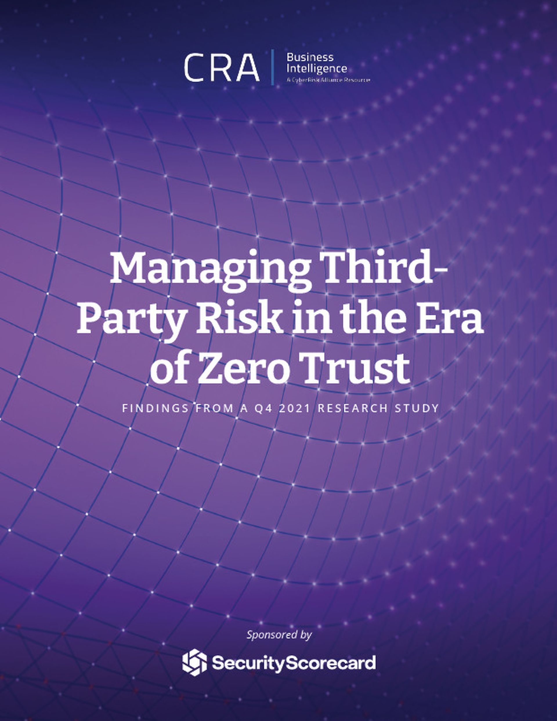 CRA Study: Managing Third-Party Risk in the Era of Zero Trust